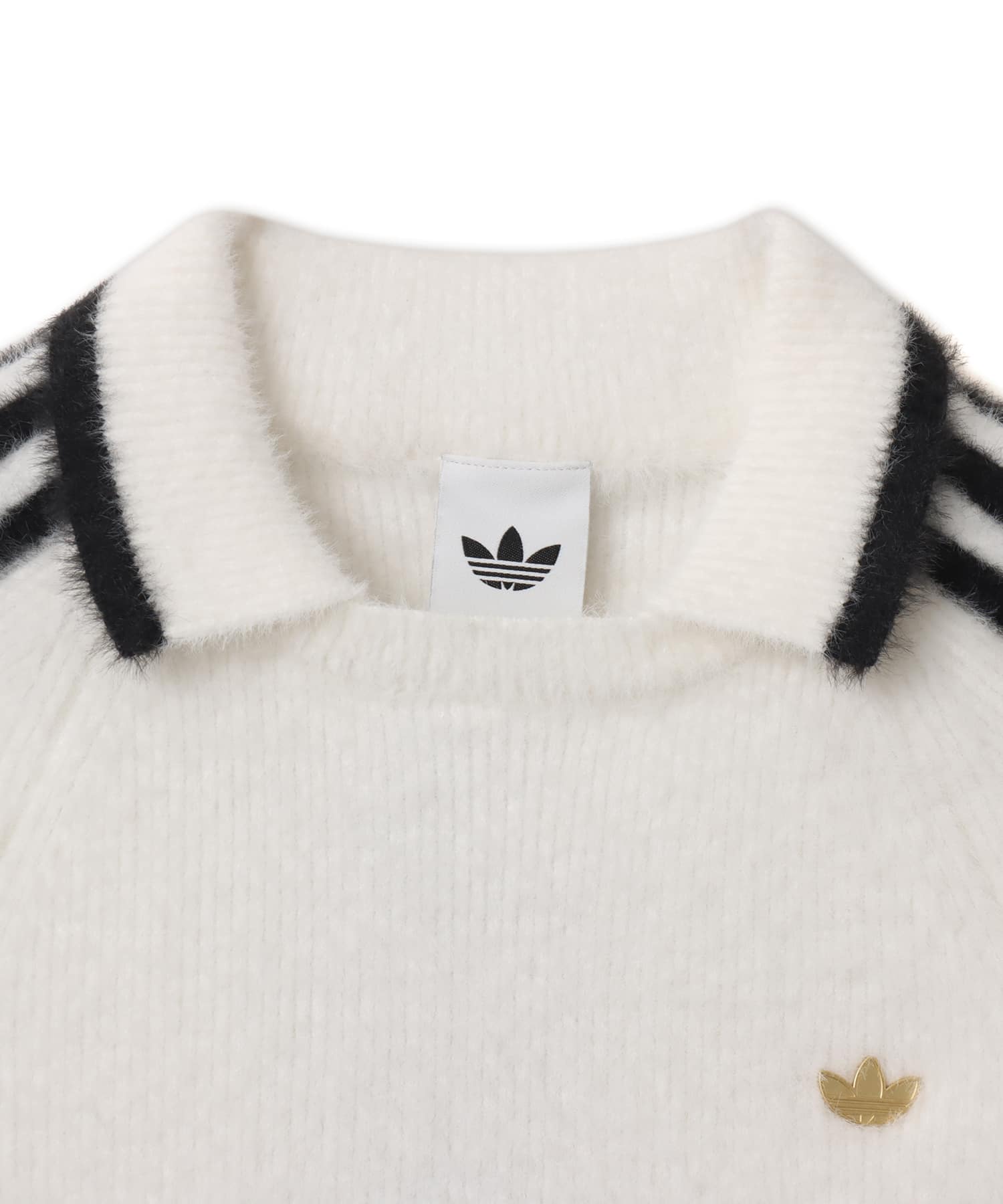 adidas KNITTED CALI TEE オフホワイトの画像