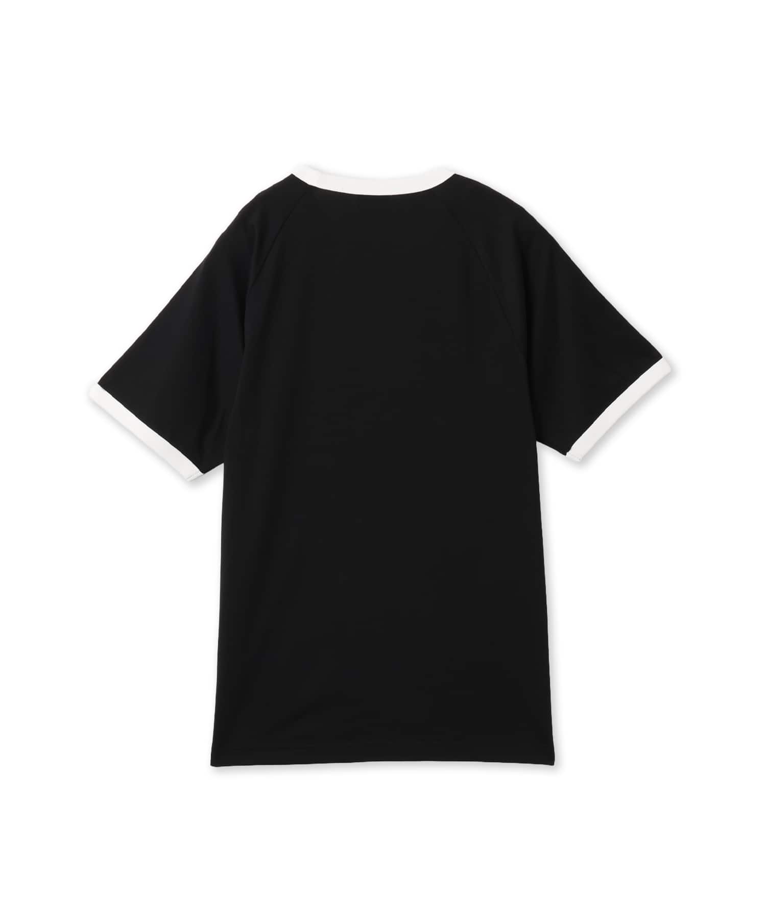 adidas 3-STRIPES TEE ブラックの画像