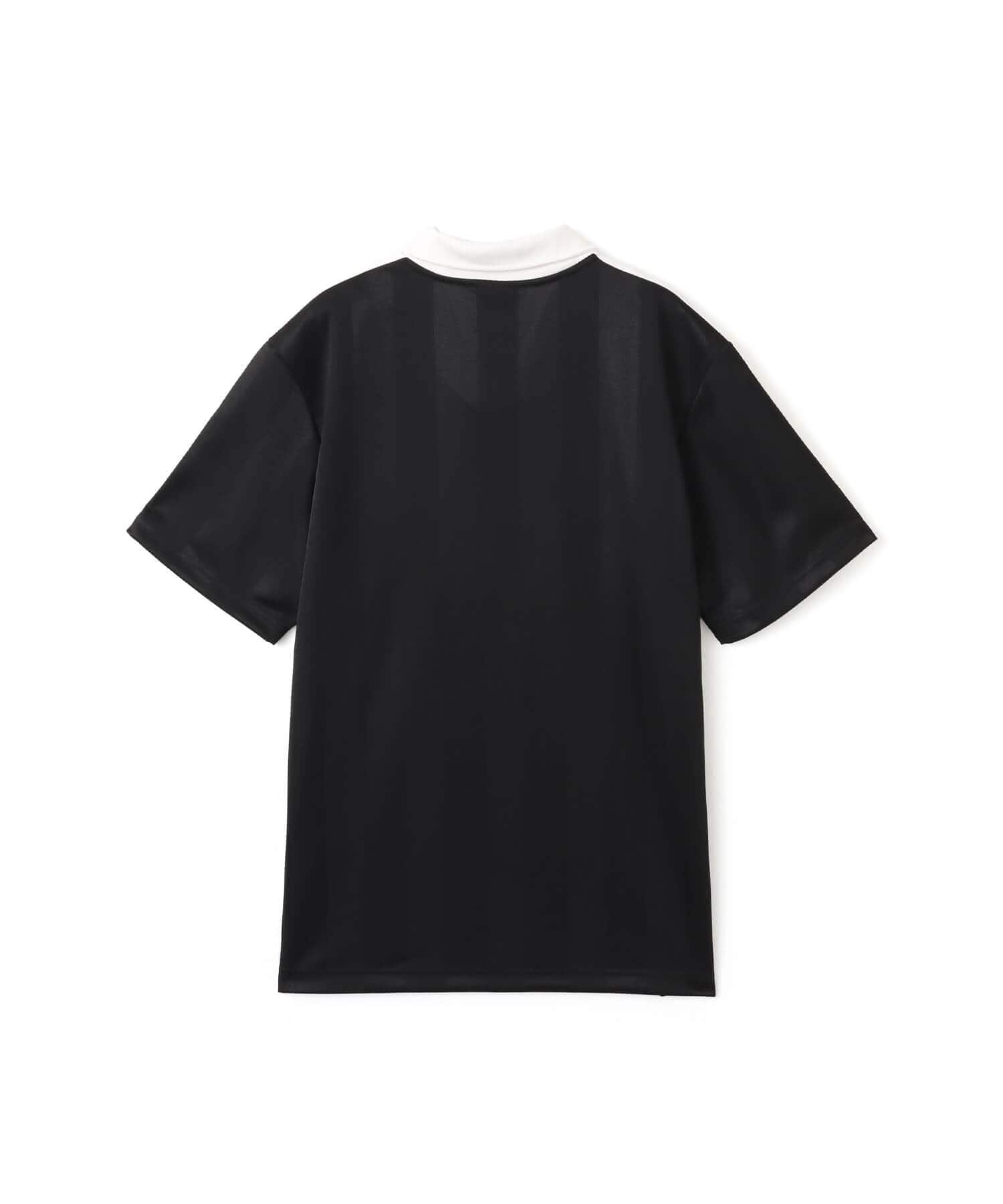 adidas ARCHIVE COLLAR ENGINEERED JERSEY ブラックの画像