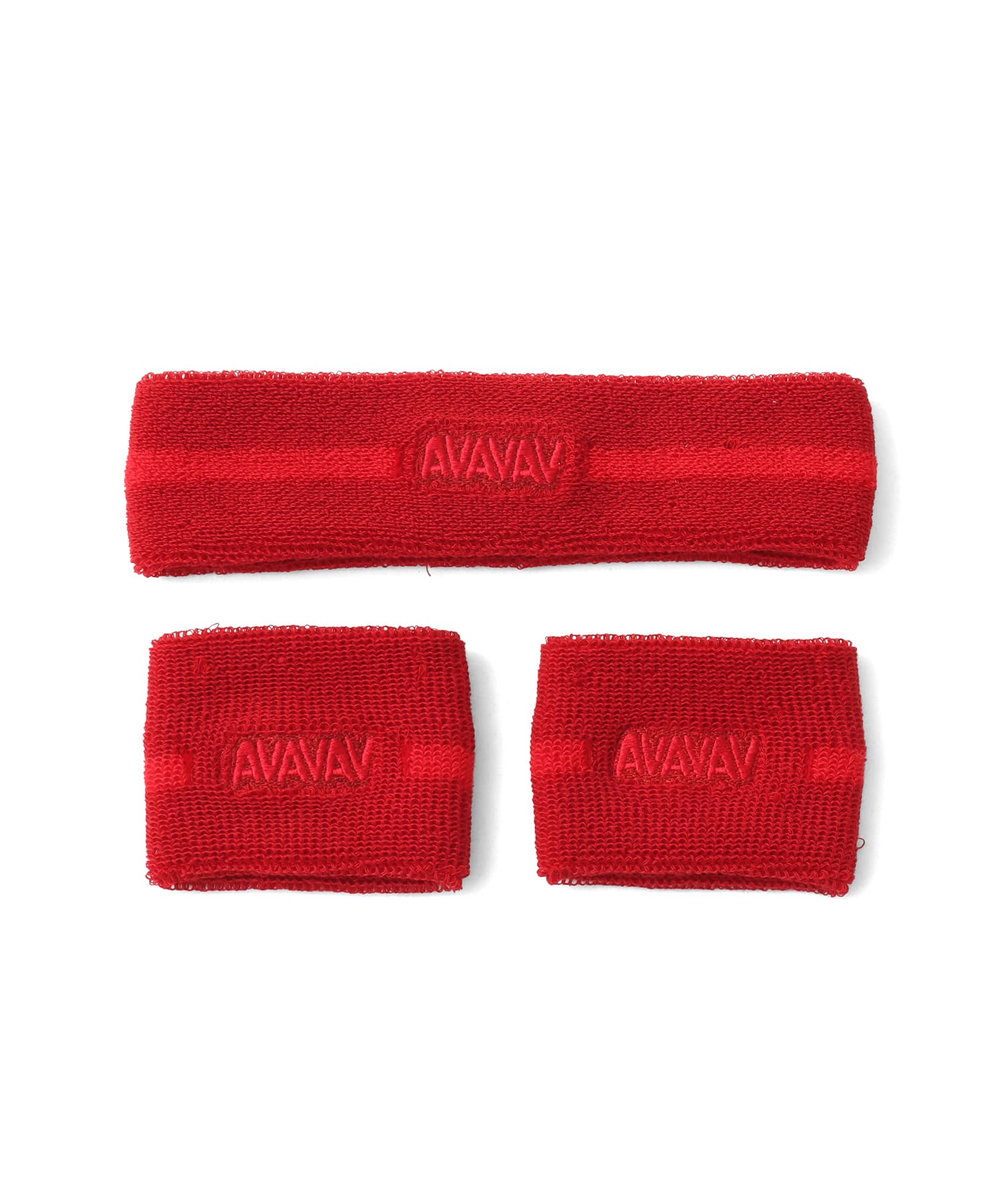 adidas BY AVAVAV SWEATBAND SET チームビクトリーレッドの画像