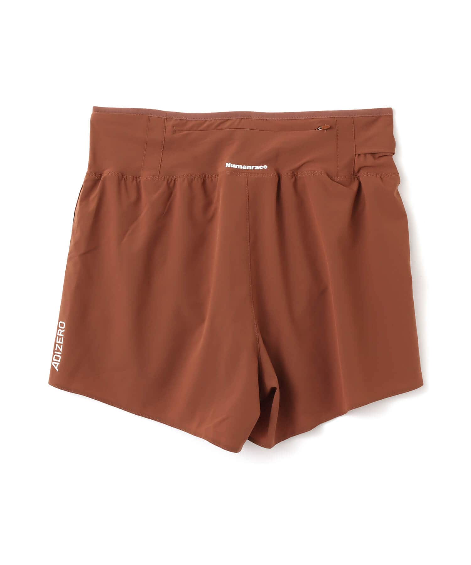 adidas HUMANRACE ADIZERO ARCHIVE RUNNING GEL SHORT プリラブドブラウンの画像