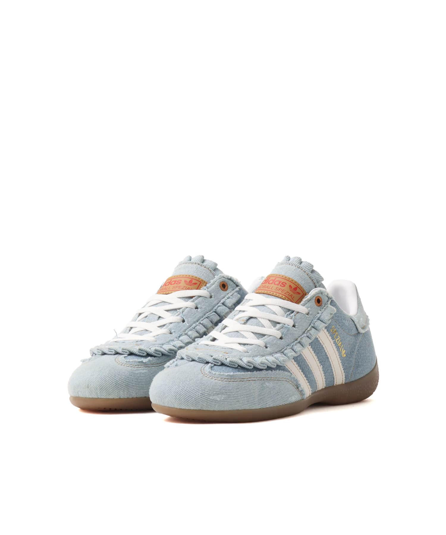 adidas HANDBALL SPEZIAL LO PRO ATMOS PINK "DENIM" SUPPLIER COLOUR/FTWR WHITE/GUM5の画像