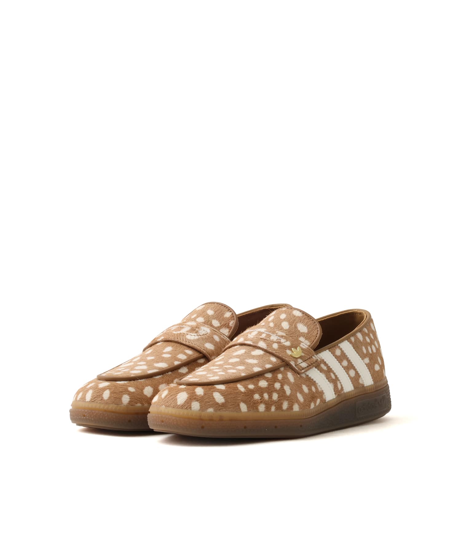 adidas HANDBALL SPEZIAL LOAFER W SUPCOL/OWHITE/GOLDMTの画像