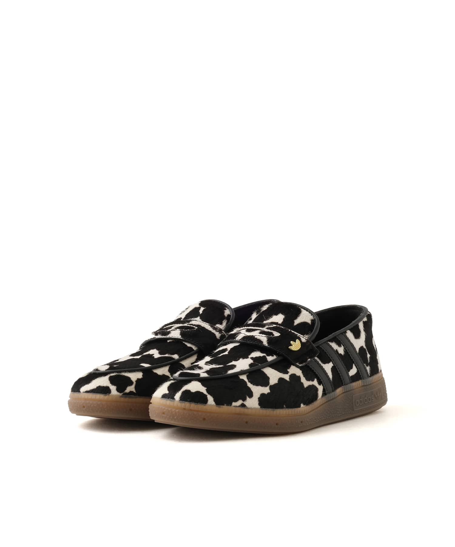 adidas HANDBALL SPEZIAL LOAFER W SUPCOL/CBLACK/GOLDMTの画像
