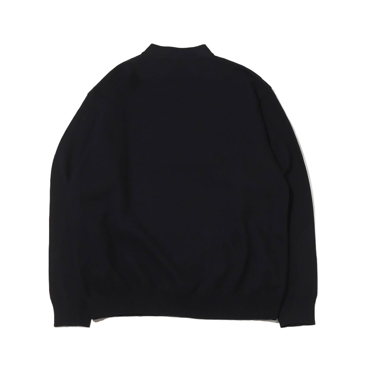 snow peak Co/Pe Knit Pullover Black 23FA-Iの画像
