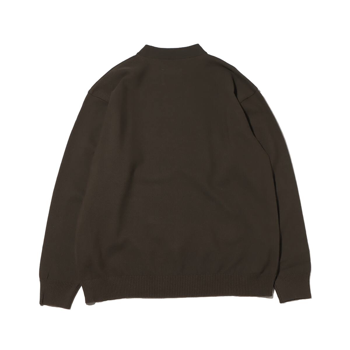 snow peak Co/Pe Knit Pullover Olive 23FA-Iの画像