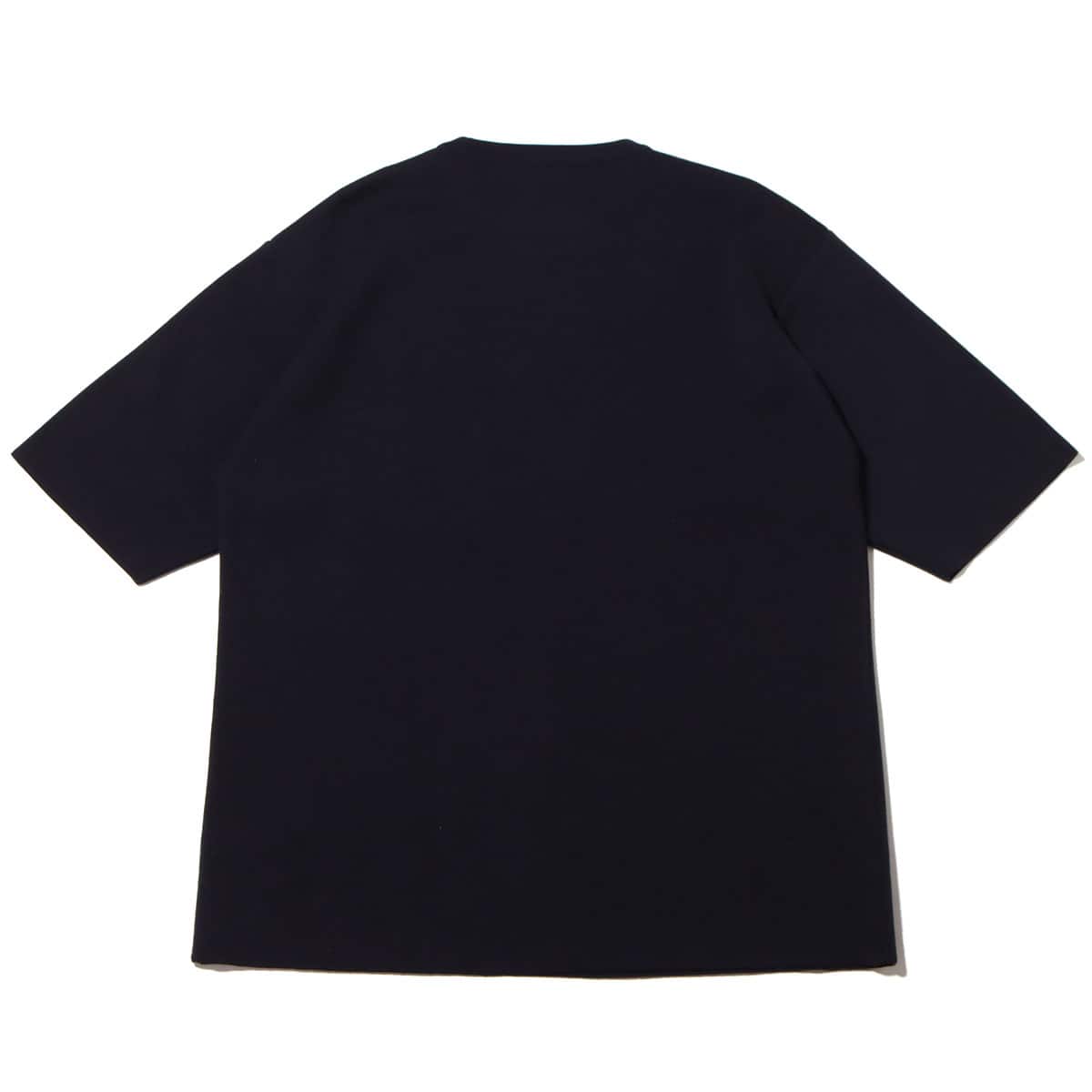 snow peak Co/Ny/Pe S/S Crew Neck Pullover Black 23SP-Iの画像