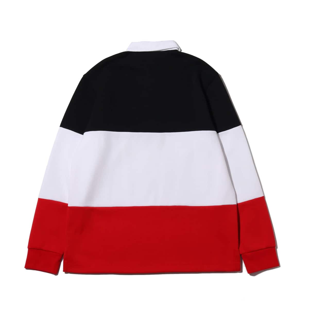 POLO RALPH LAUREN LSRUGBYM1-LONG SLEEVE-KNIT WHITE MULTI 18HO-Iの画像