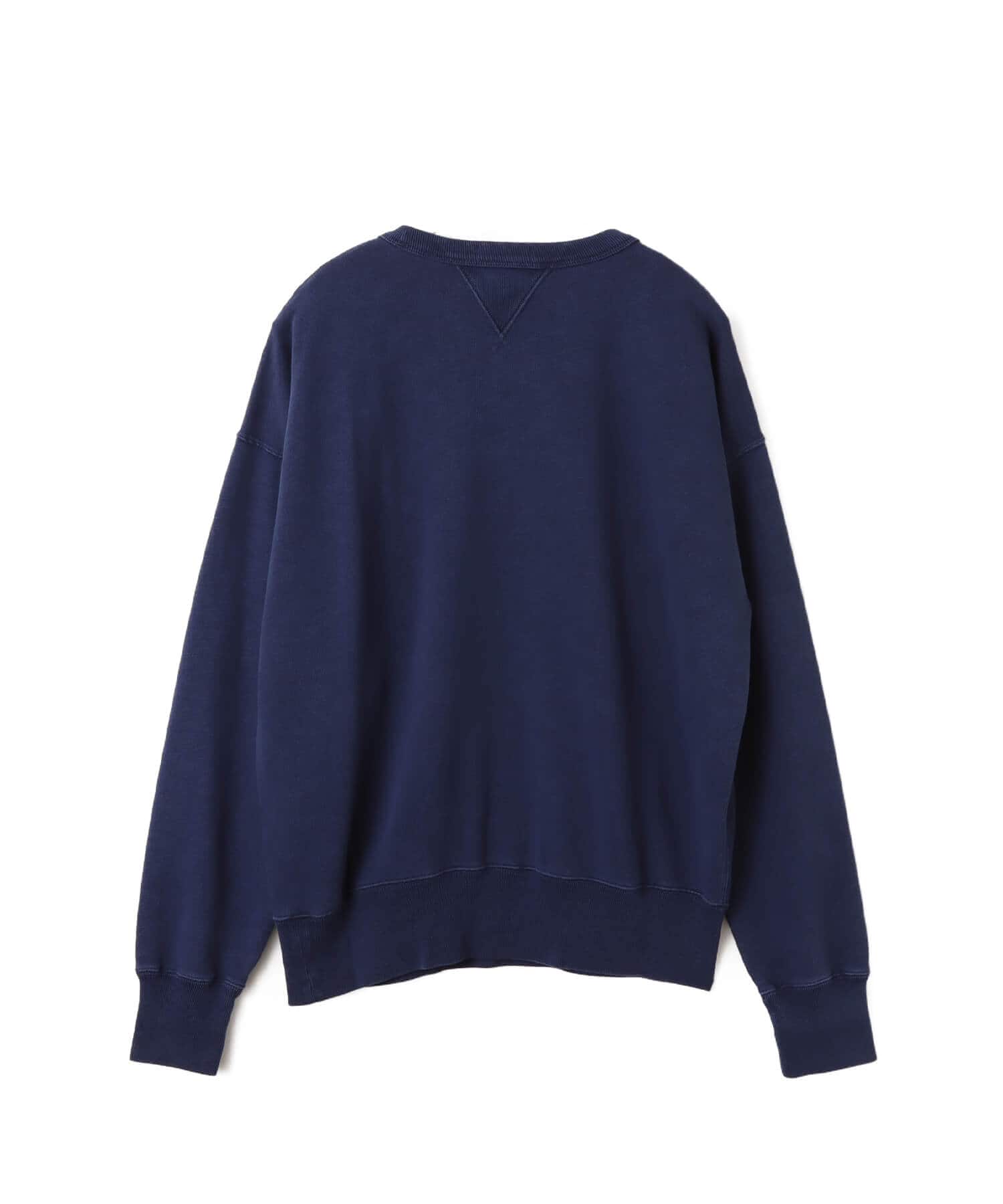 POLO RALPH LAUREN VINTAGE FIT GARMENT DYE NOVELTY USA CREW NECK SWEAT DARK COBALTの画像