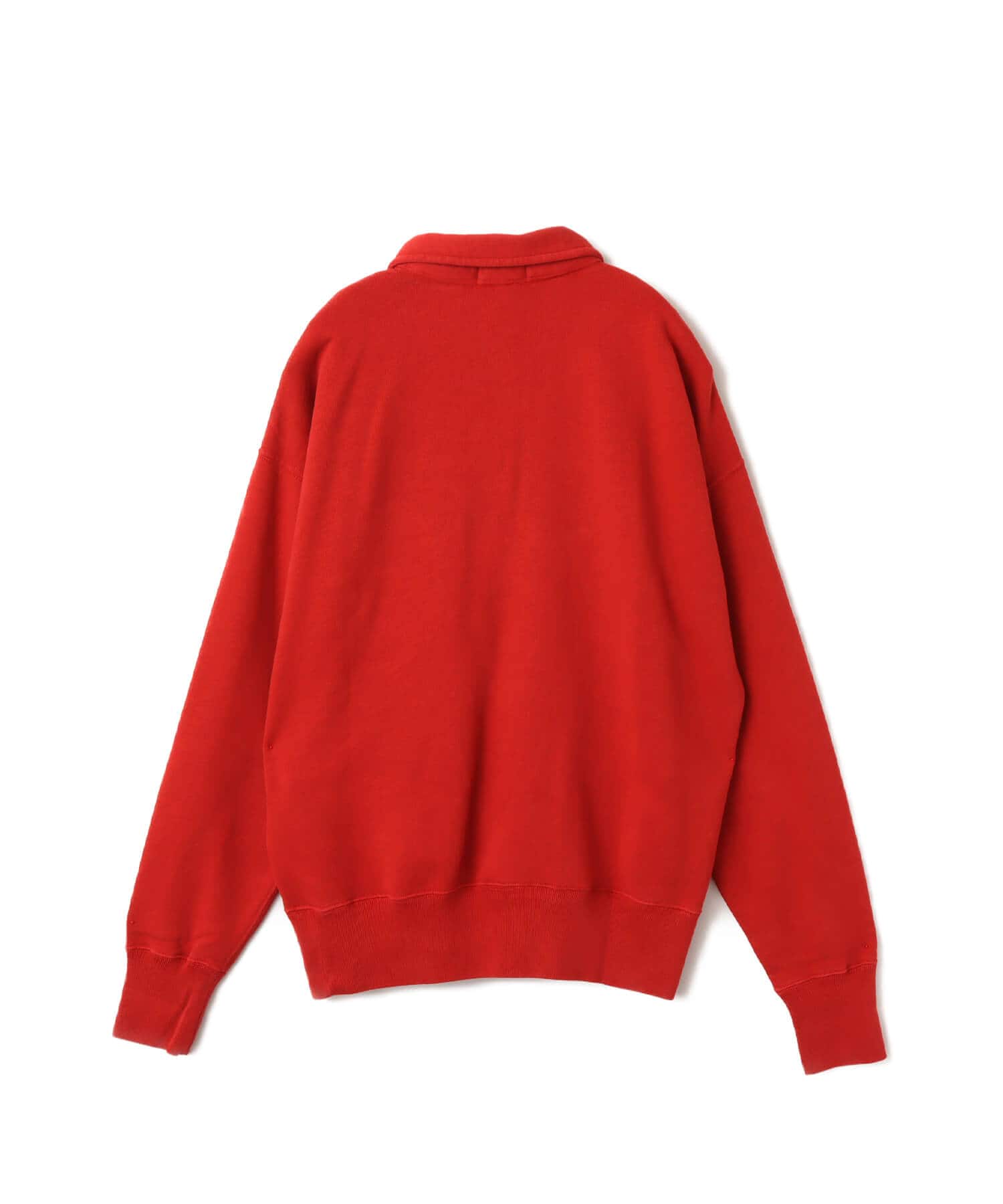 POLO RALPH LAUREN VINTAGE FIT GARMENT DYE NOVELTY USA HALF ZIP SWEAT RL 2000 REDの画像