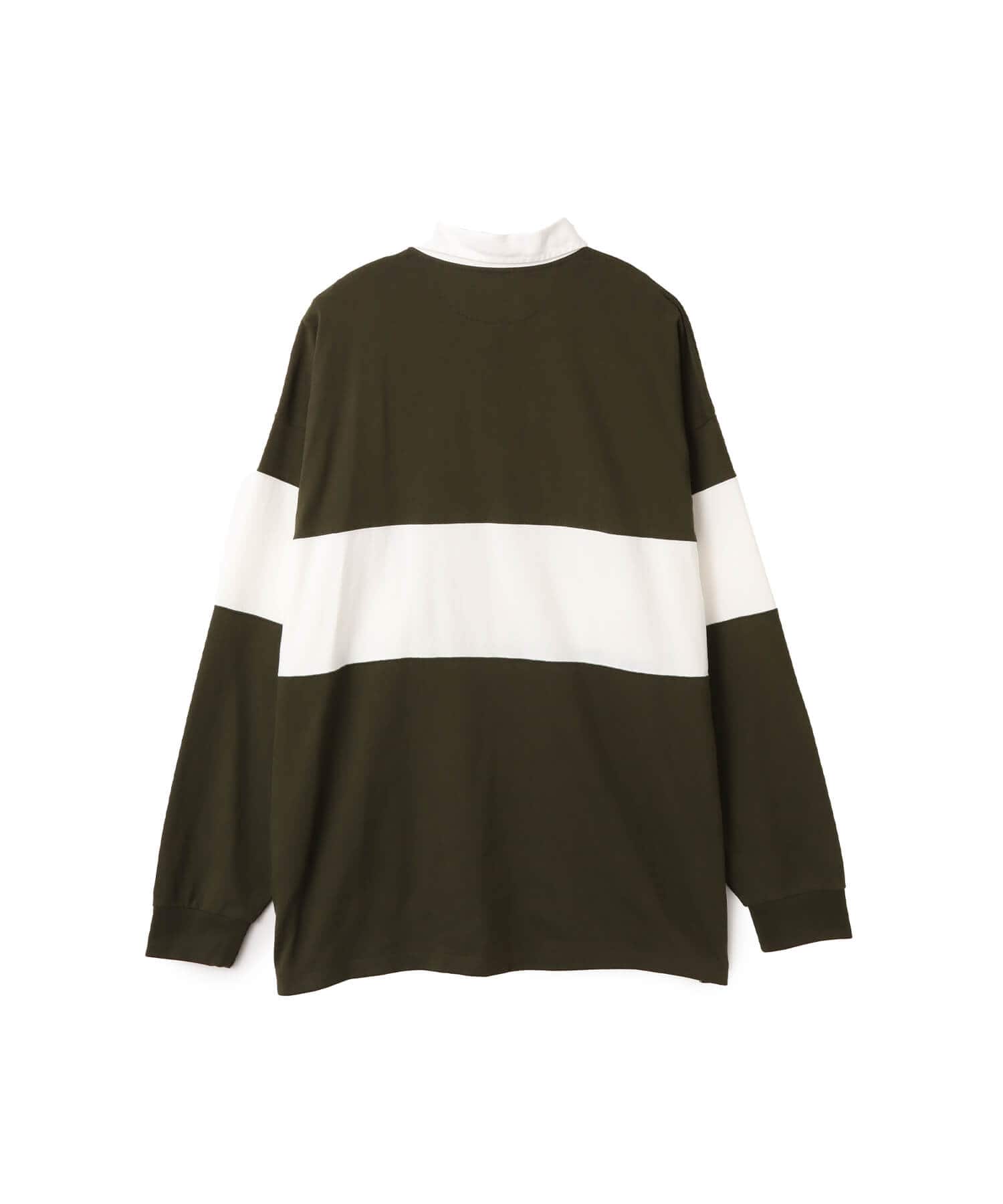 POLO RALPH LAUREN LSBFRUGBYM1-LONG SLEEVE-RUGBY COMPANY OLIVEの画像