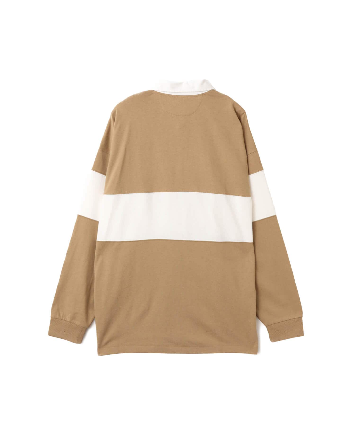 POLO RALPH LAUREN LSBFRUGBYM1-LONG SLEEVE-RUGBY DESERT KHAKIの画像