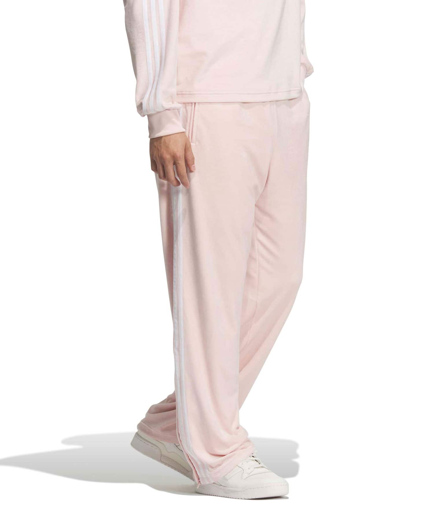adidas FIREBIRD TRACK PANT VELOUR サンディーピンクの画像