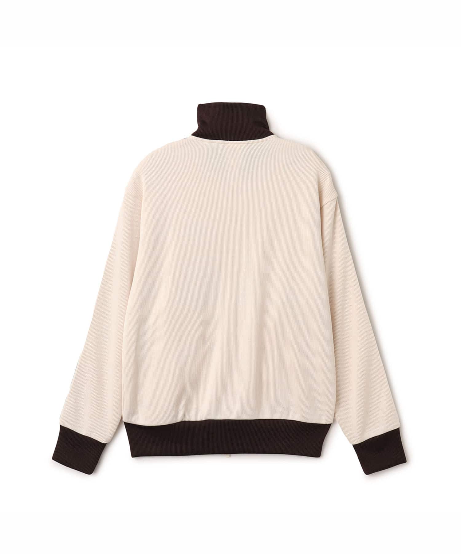 adidas FIREBIRD KNIT TRACK TOP ワンダーホワイトの画像