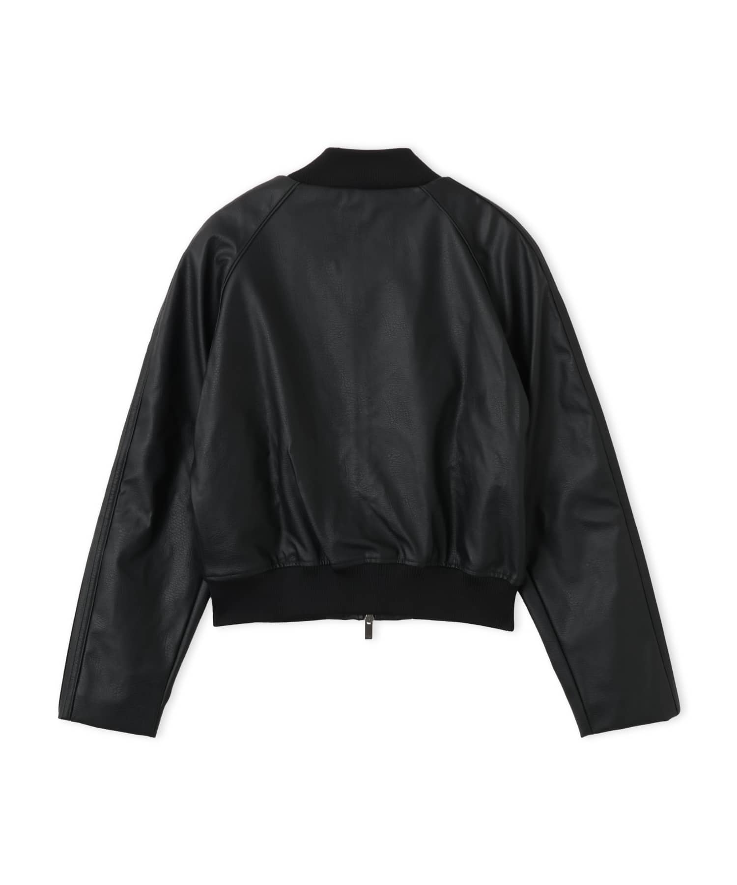 adidas PLEATHER SST TRACKTOP ブラック/マルーンの画像