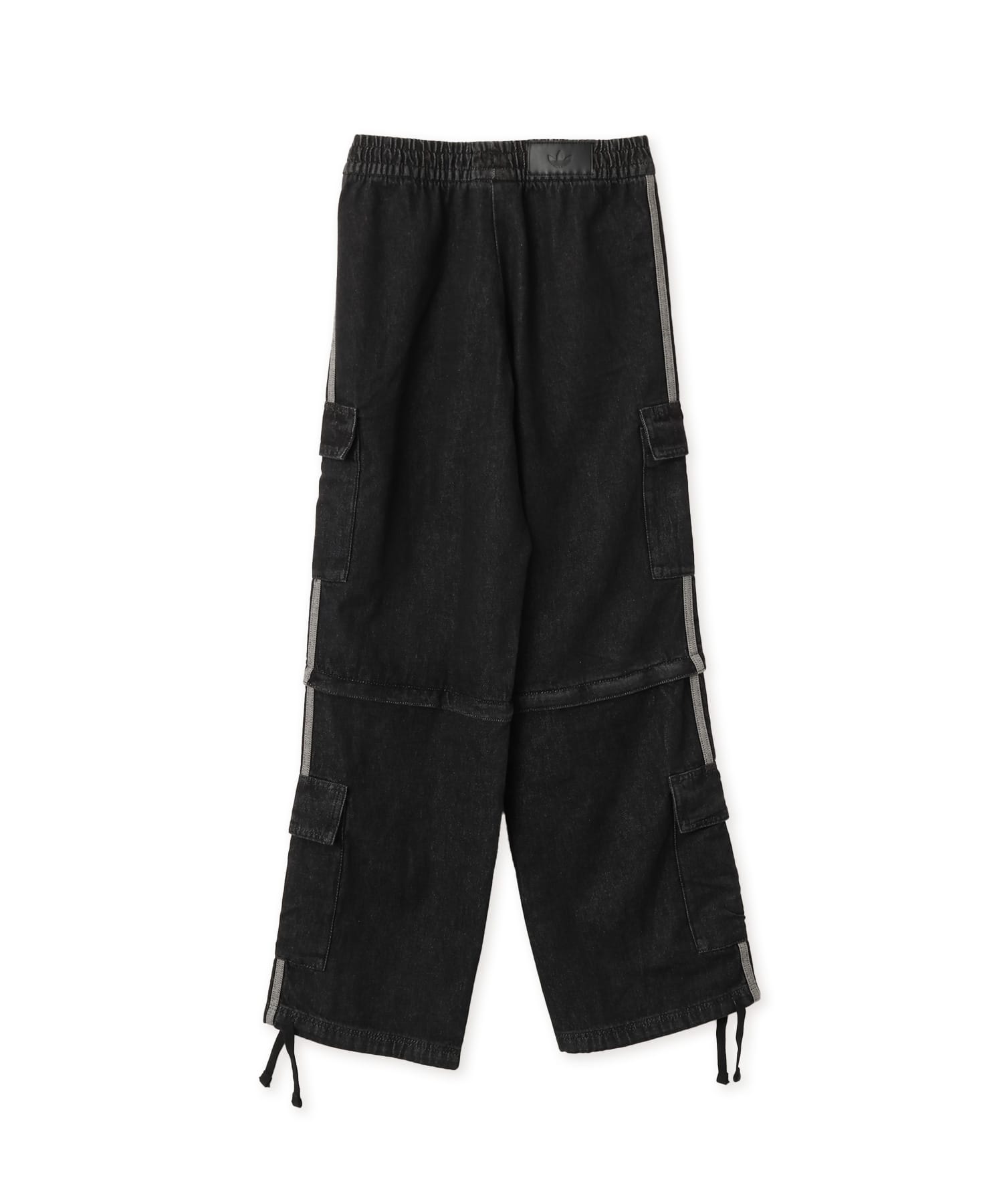 adidas MID RISE 2-IN-1 DENIM PANT トゥルーブラックデニムの画像