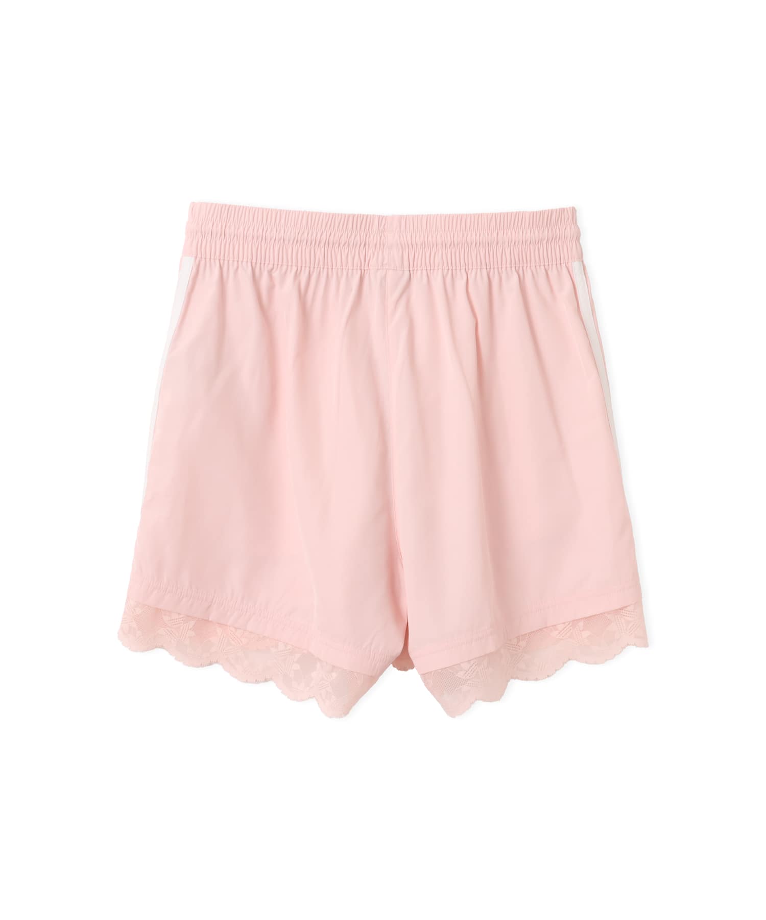 adidas LACE TRIM 3 STRIPE SHORT サンディーピンクの画像