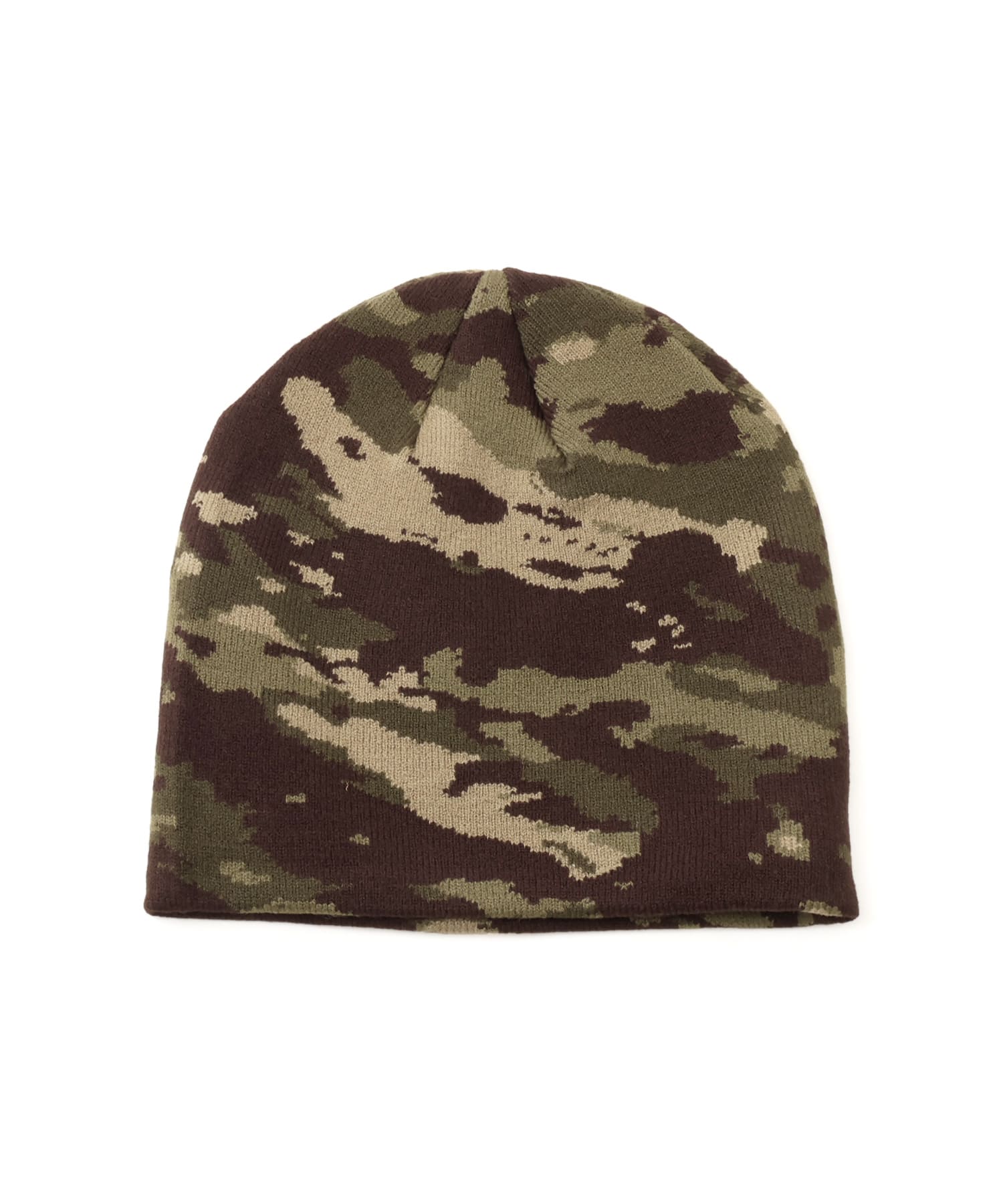 adidas CUFFLESS CAMO BEANIE オリーブストレータの画像