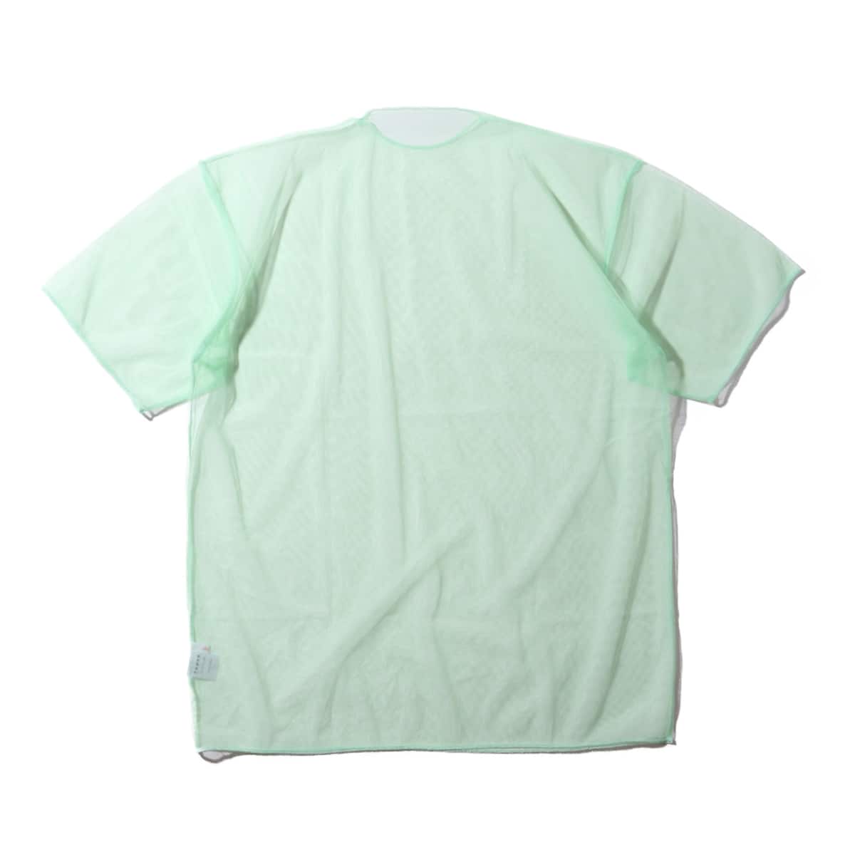 atmos pink オーガンジー Tシャツ TX LIGHT GREENの画像