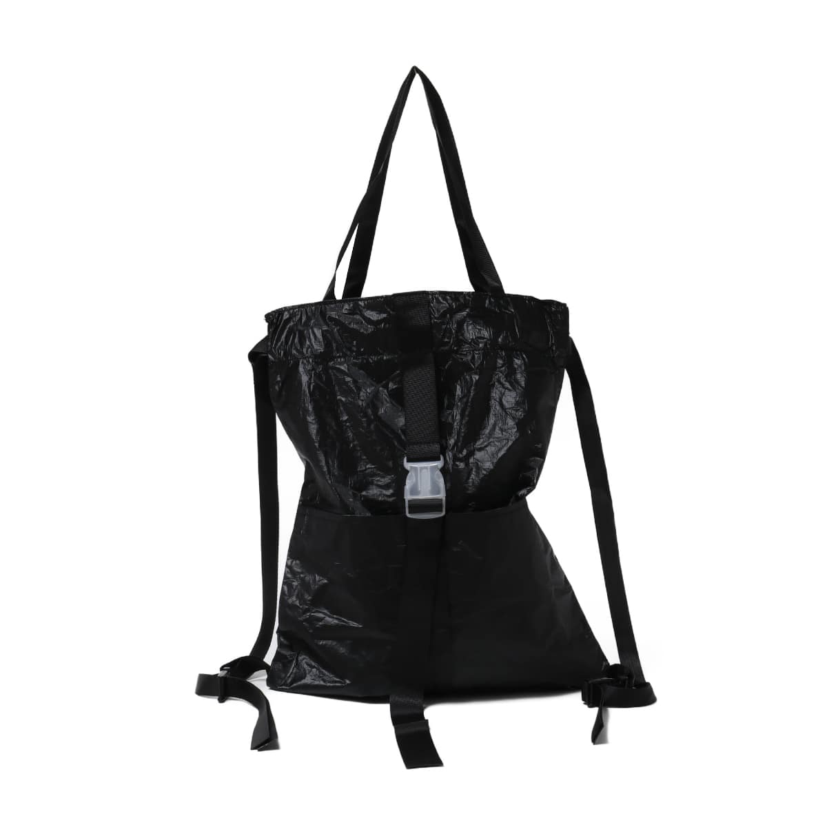 atmos pink ナイロンナップサック BLACKの画像