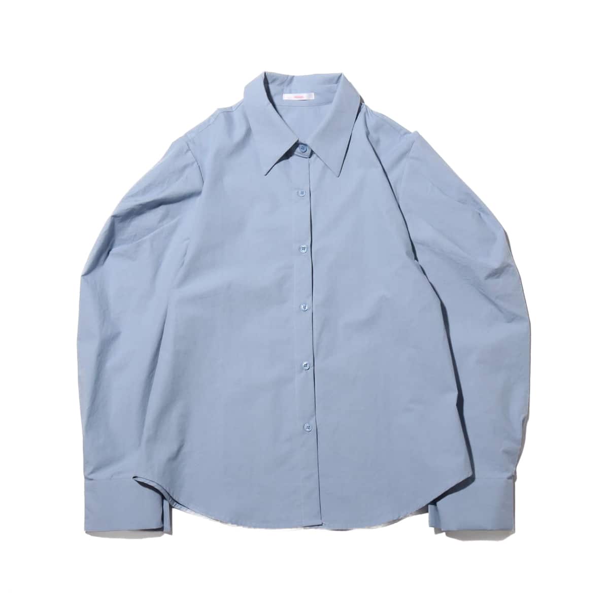atmos pink パフスリーブ パステル シャツ BLUEの画像