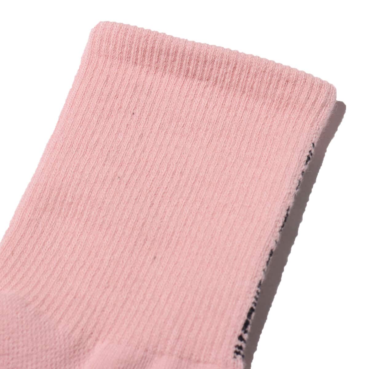 atmos pink バックロゴ ソックス PINKの画像