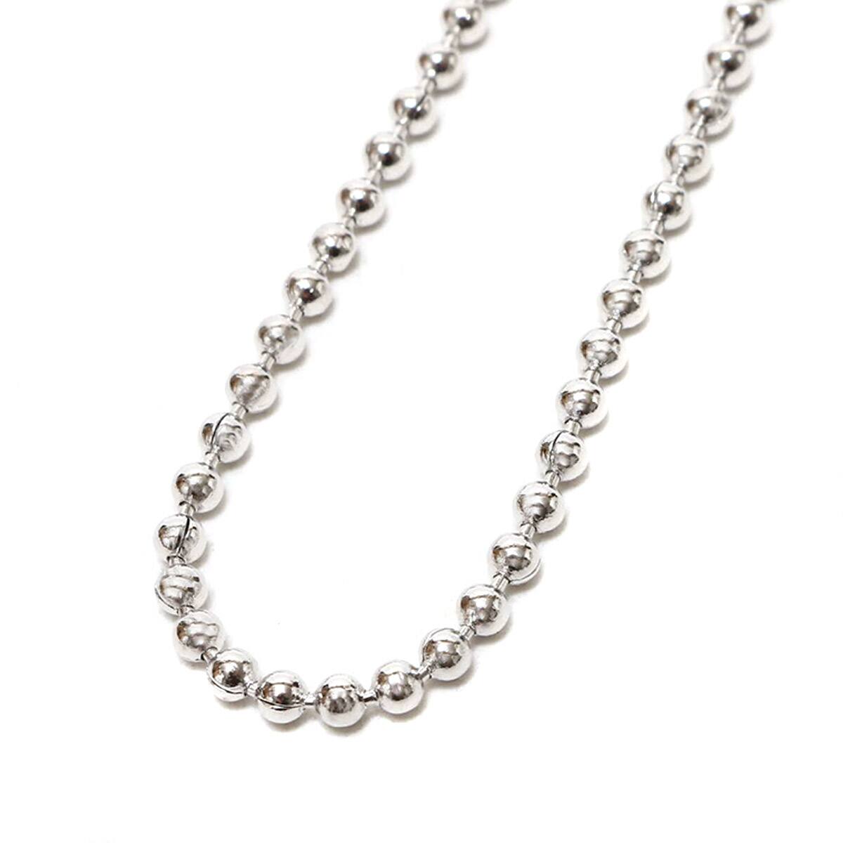 atmos pink ボールチェーン 2連ネックレス SILVERの画像
