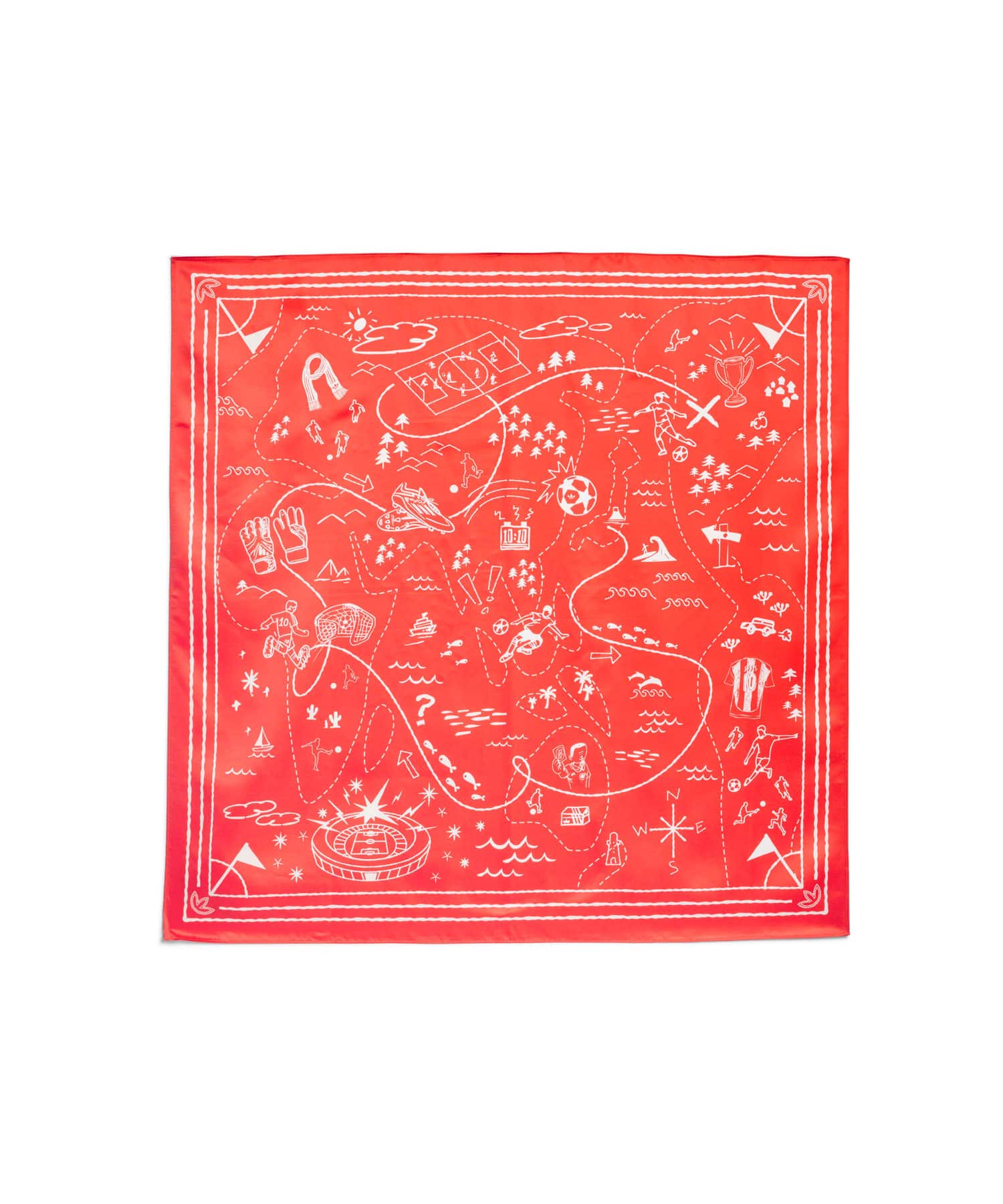 adidas MR PIN&SCARF レッドの画像