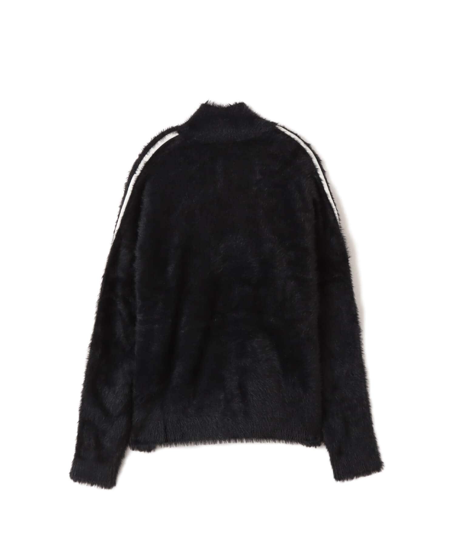 adidas FAUX MOHAIR CLASSIC TRACKTOP ブラック/オフホワイトの画像
