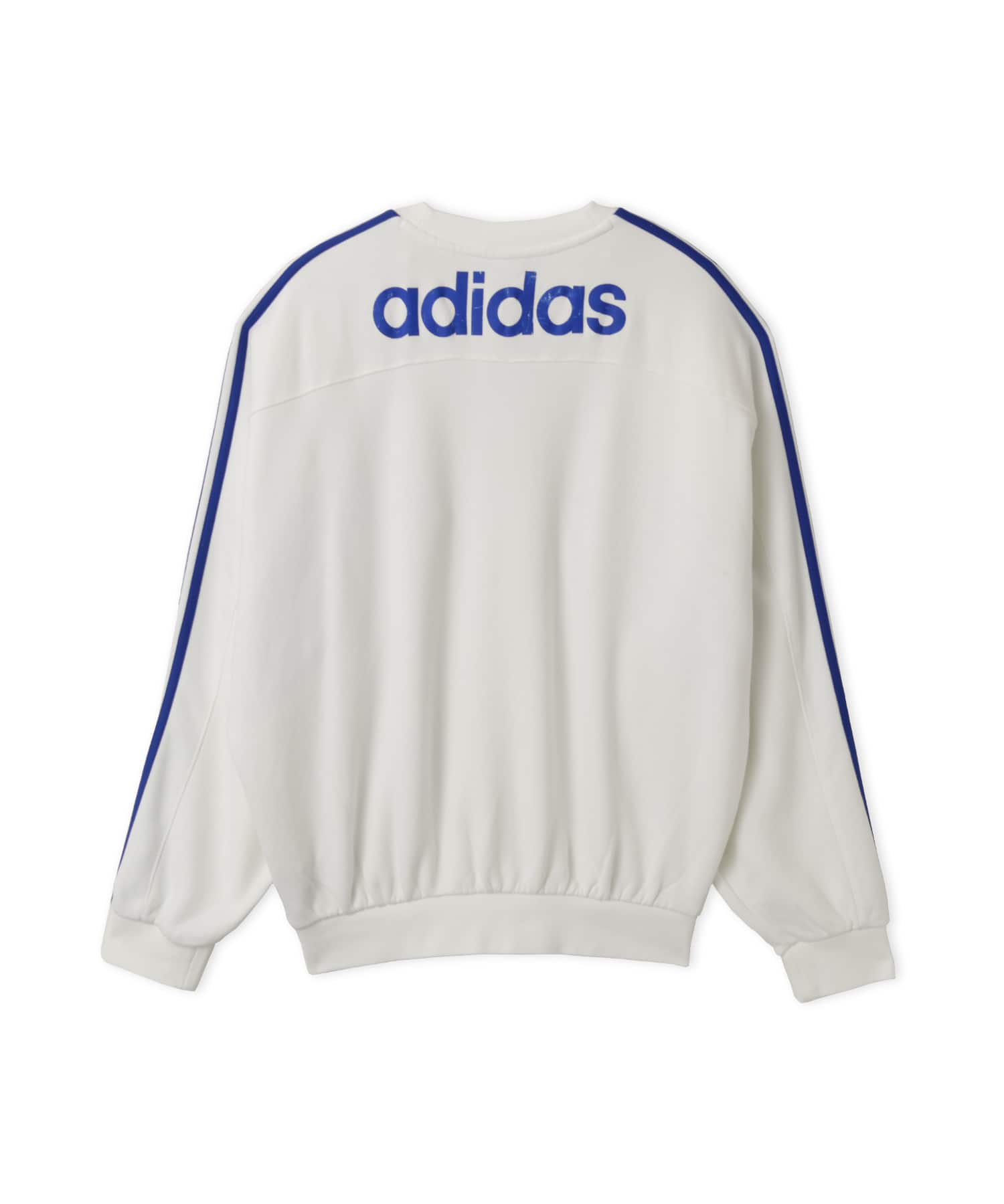 adidas GARMENT WASHED GRAPHIC CREW ホワイト/ホワイトの画像