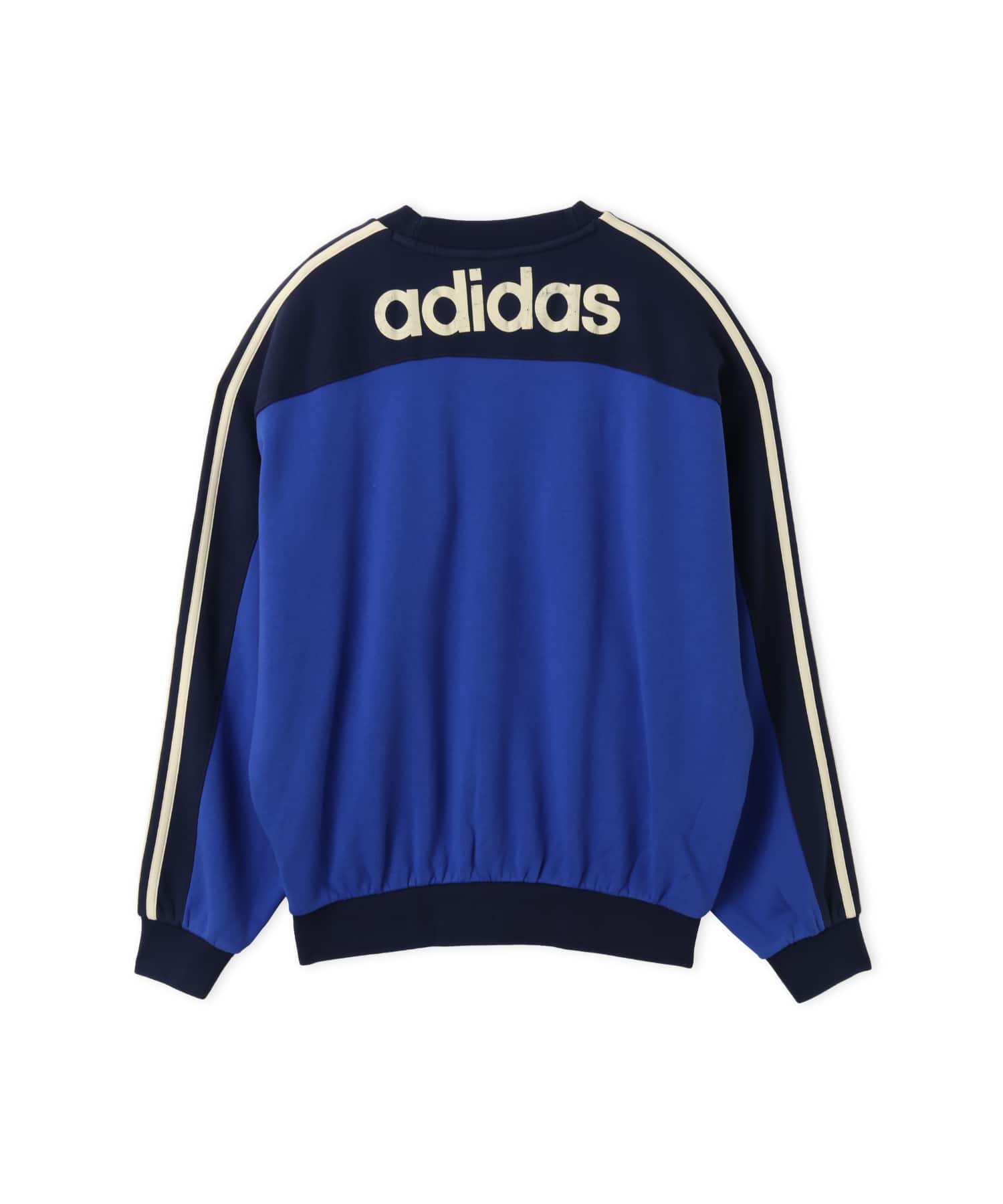adidas GARMENT WASHED GRAPHIC CREW ボールドブルー/ナイトインディゴの画像