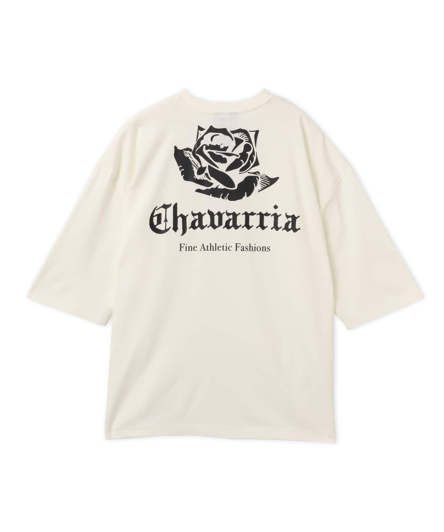 adidas CHAVARRIA LOGO SHORT SLEEVE T-SHIRT オフホワイトの画像