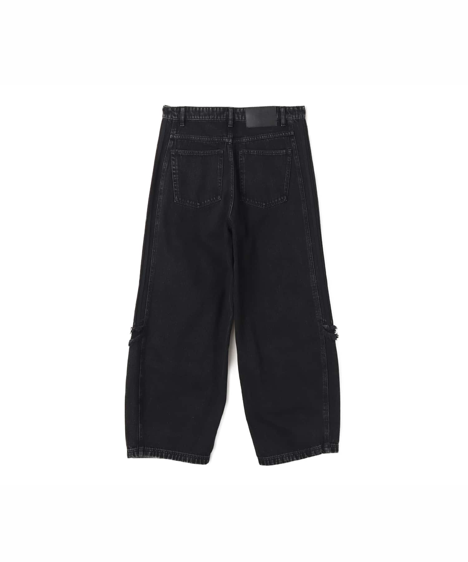 adidas TG WIDE DENIM PANTS ブラックの画像