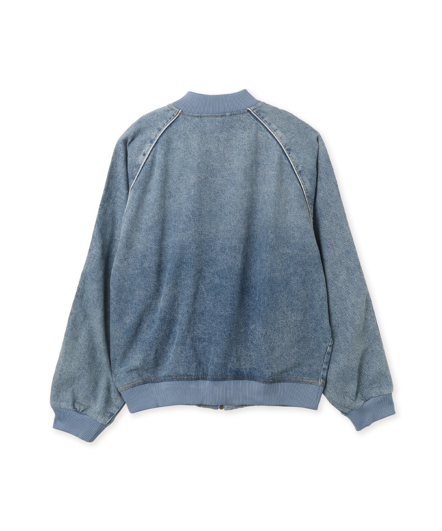 adidas SST ADICOLOR DENIM TRACKTOP LIGHT WASH ウォーンブルーデニムの画像