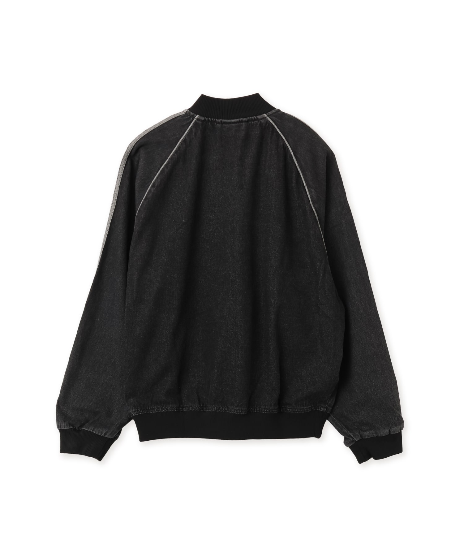 adidas SST ADICOLOR DENIM TRACKTOP トゥルーブラックデニムの画像