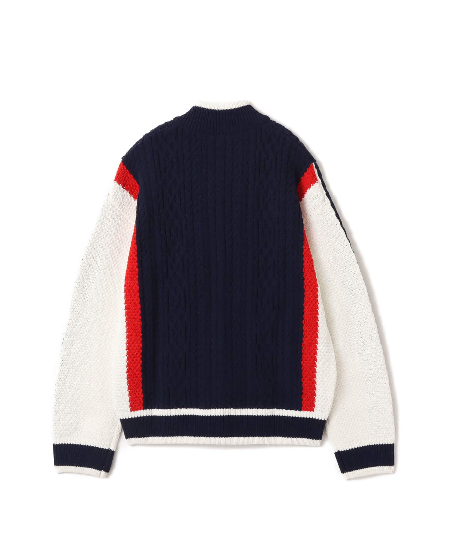 adidas RETRO REMIX CARDIGAN ナイトインディゴ/オフホワイト/ベタースカーレットの画像