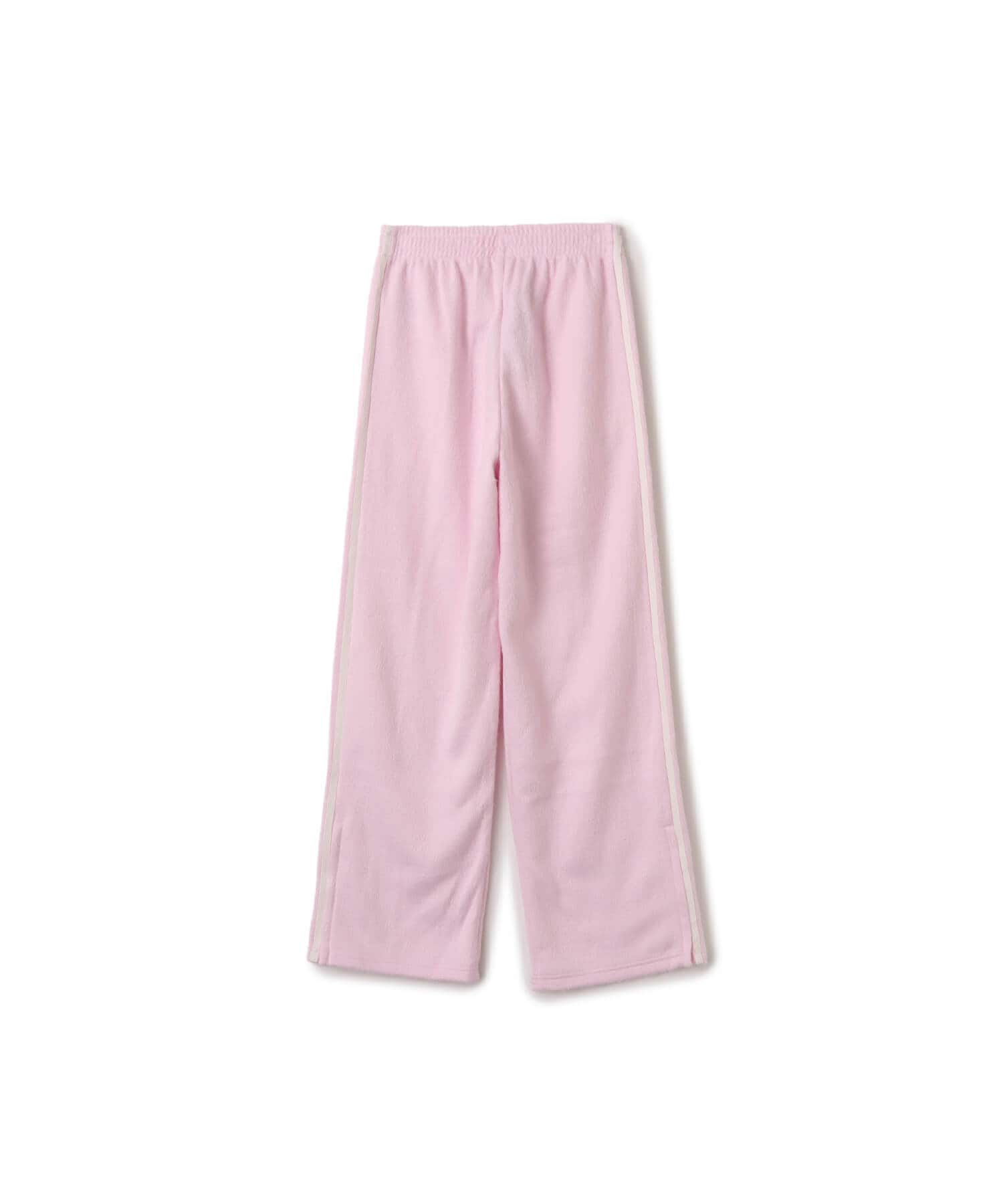 adidas MOHAIR FIREBIRD LOOSE TRACK TRACKSUIT BOTTOMS クリアピンクの画像