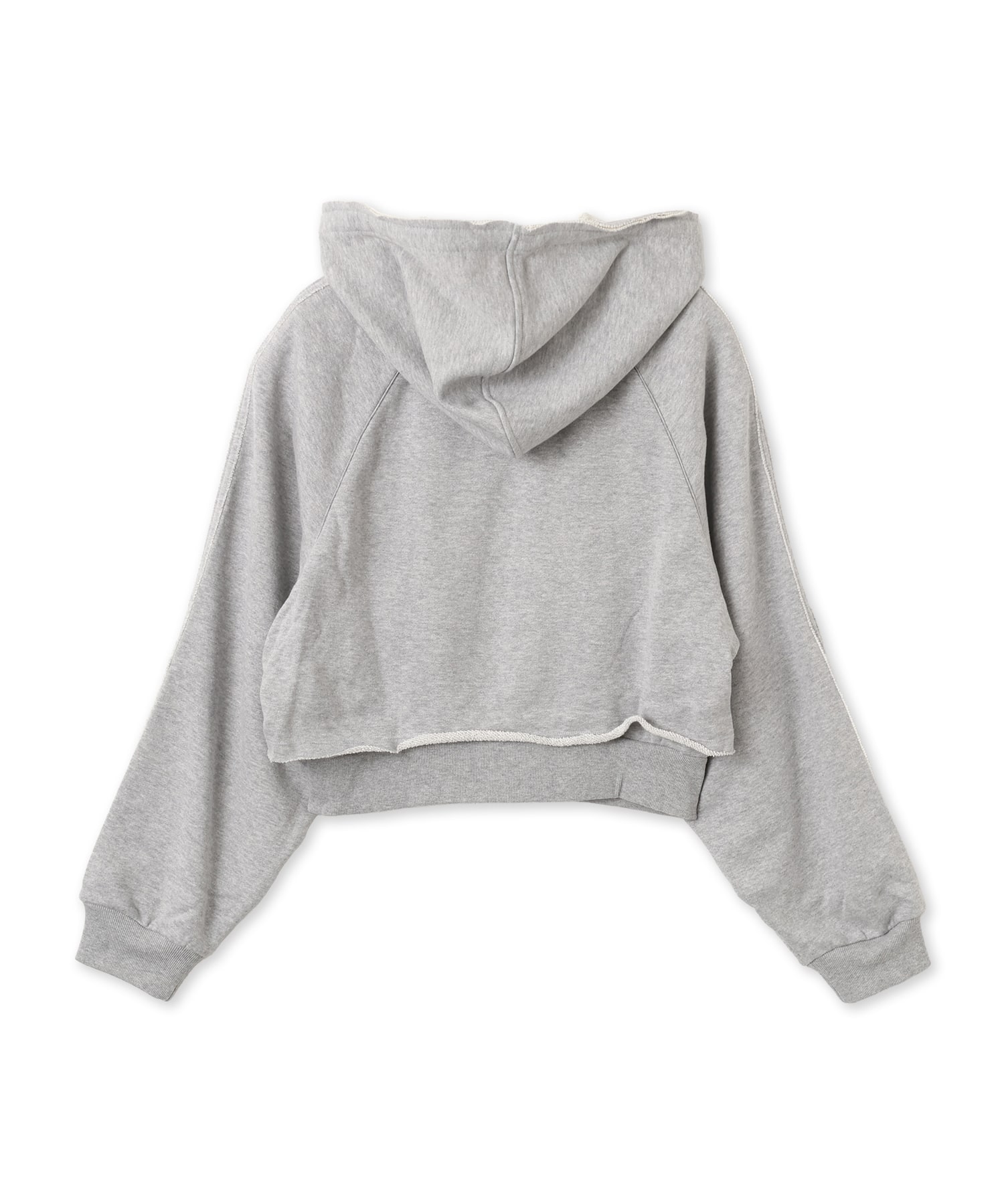 adidas SST DOUBLE FRONT HOODY ミディアムグレーヘザーの画像