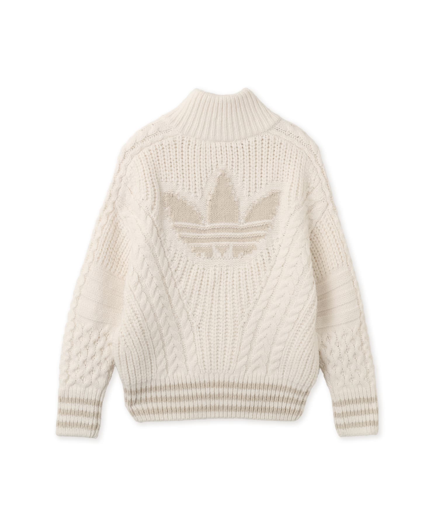 adidas CABLE KNIT FIREBIRD TRACK TOP クラウドホワイト/アルミナ adidas CABLE KNIT FIREBIRD TRACK TOP クラウドホワイト/アルミナ
