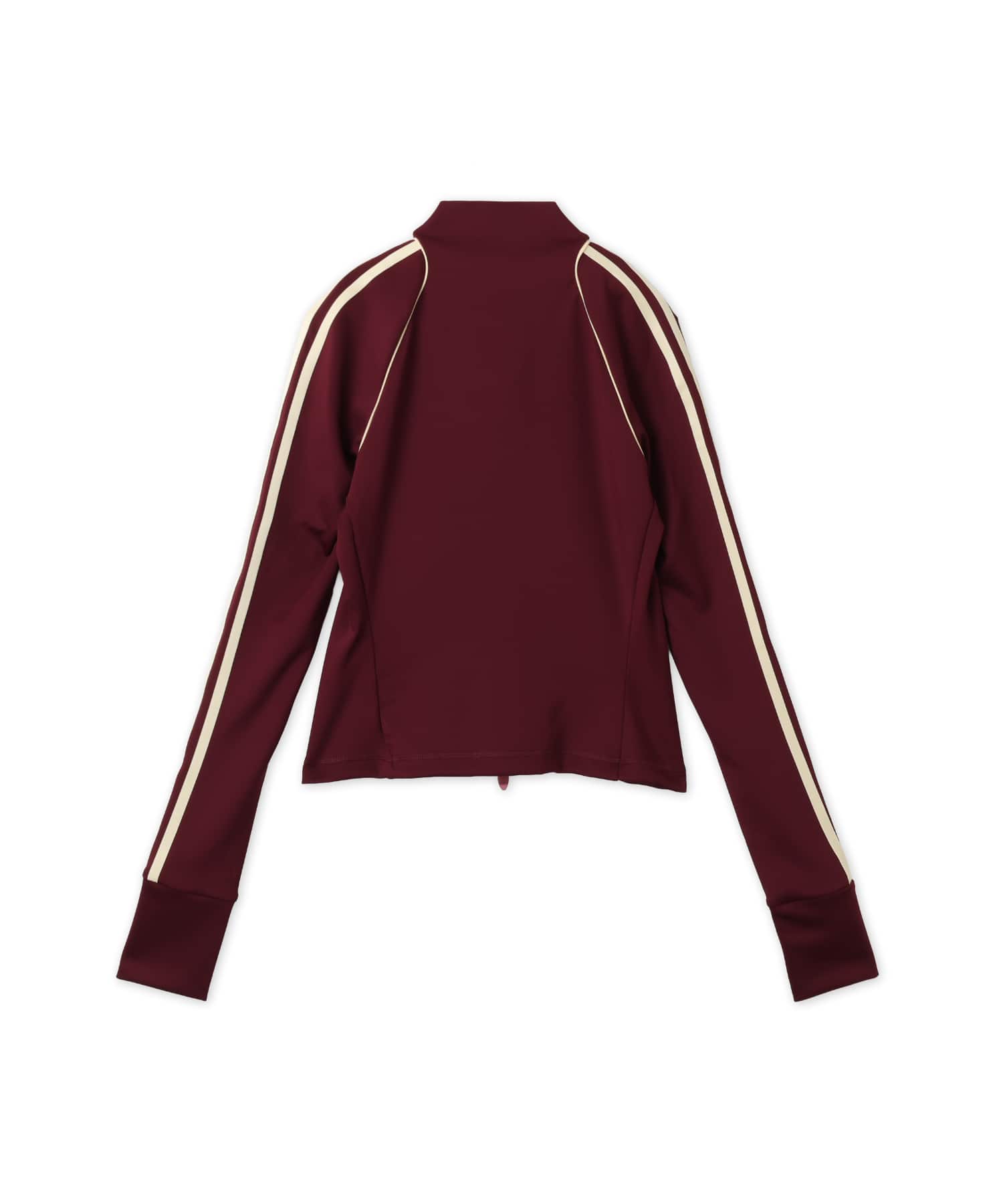 adidas OG SPORT SUPERSTAR MIDLAYER SHIRT マルーンの画像