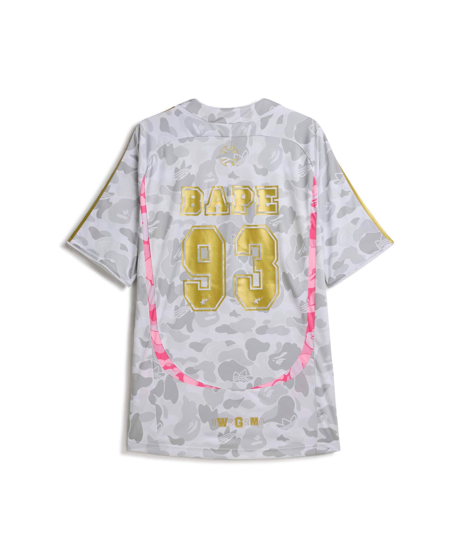 adidas TEAMGEIST TEE BAPE A ホワイトの画像