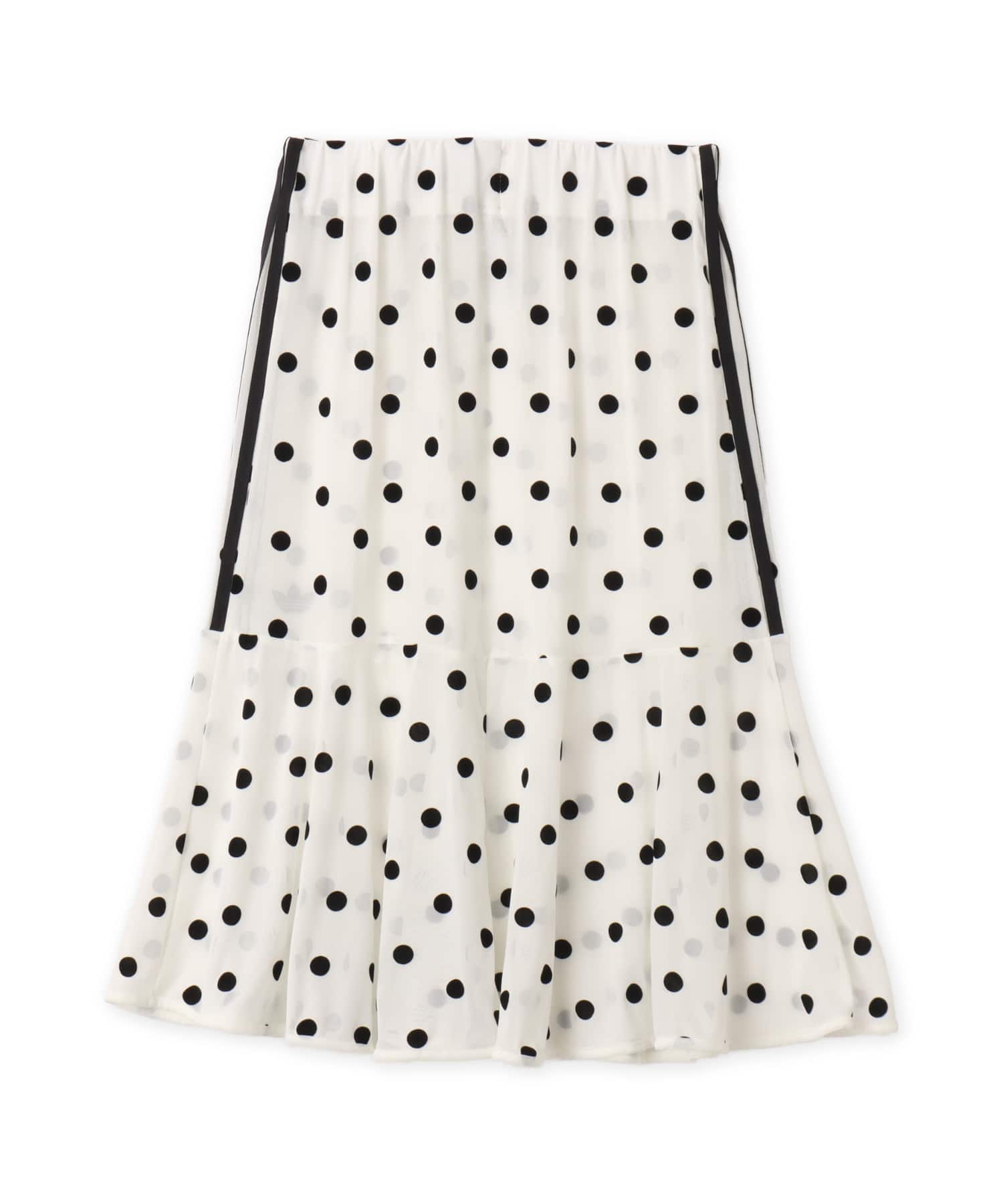 adidas SHEER POLKA DOTS SKIRT オフホワイトの画像