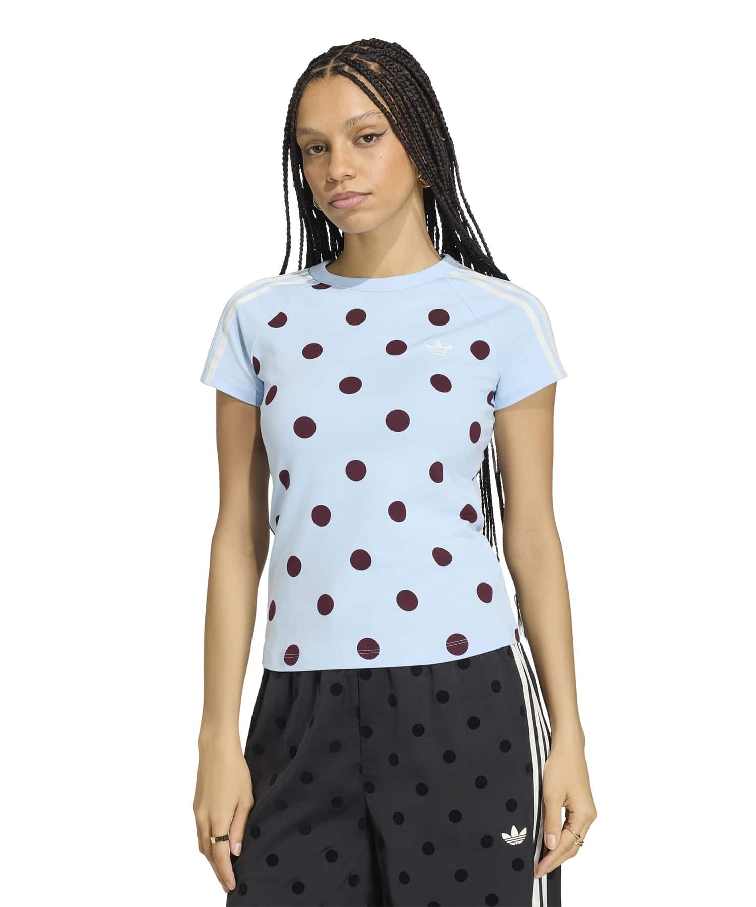 adidas CALI TEE クリアスカイの画像