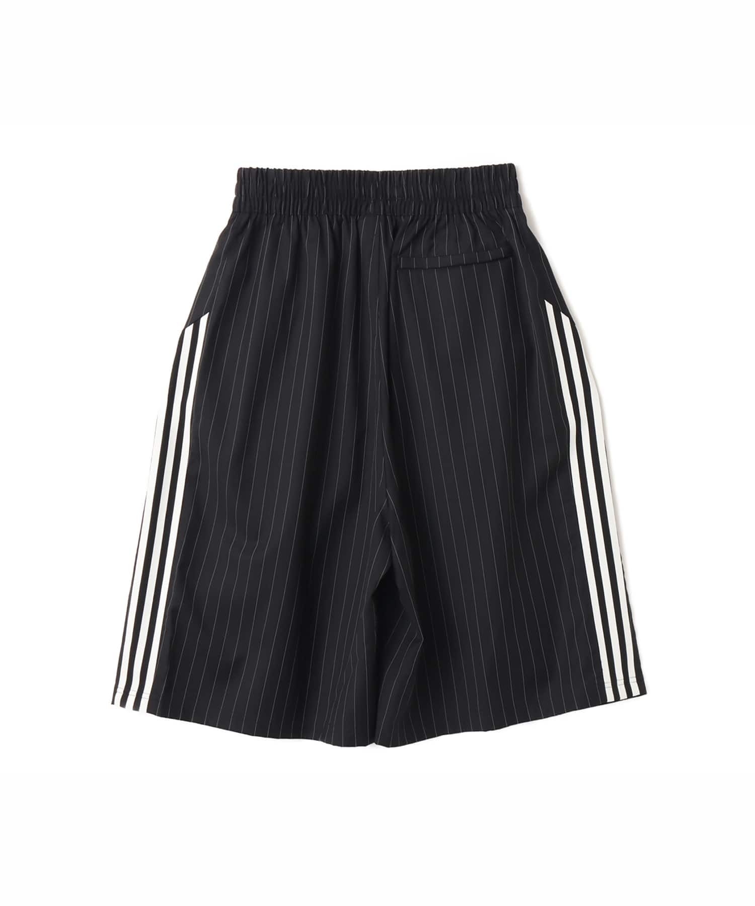 adidas CHAVARRIA PINSTRIPE LONG SHORT ブラック/ホワイト