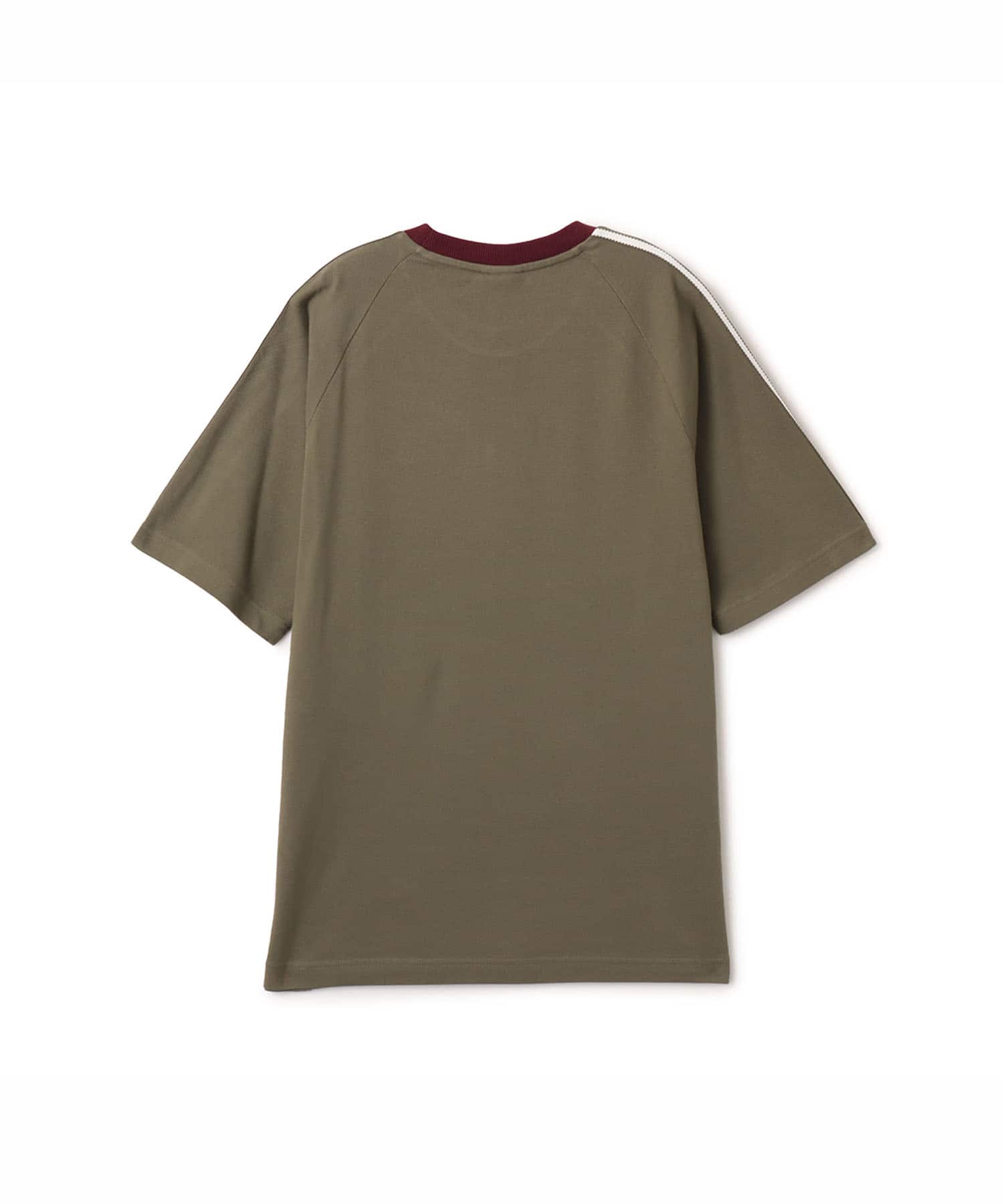 adidas BRITCORE SHORT SLEEVE RINGER T-SHIRT オリーブストレータの画像