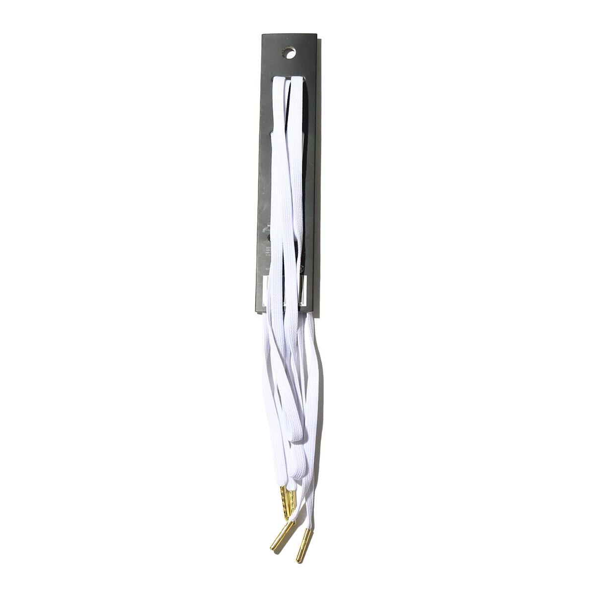 KicksWrap Easy Shoelaces White 120cm WHITE 22HO-Iの画像