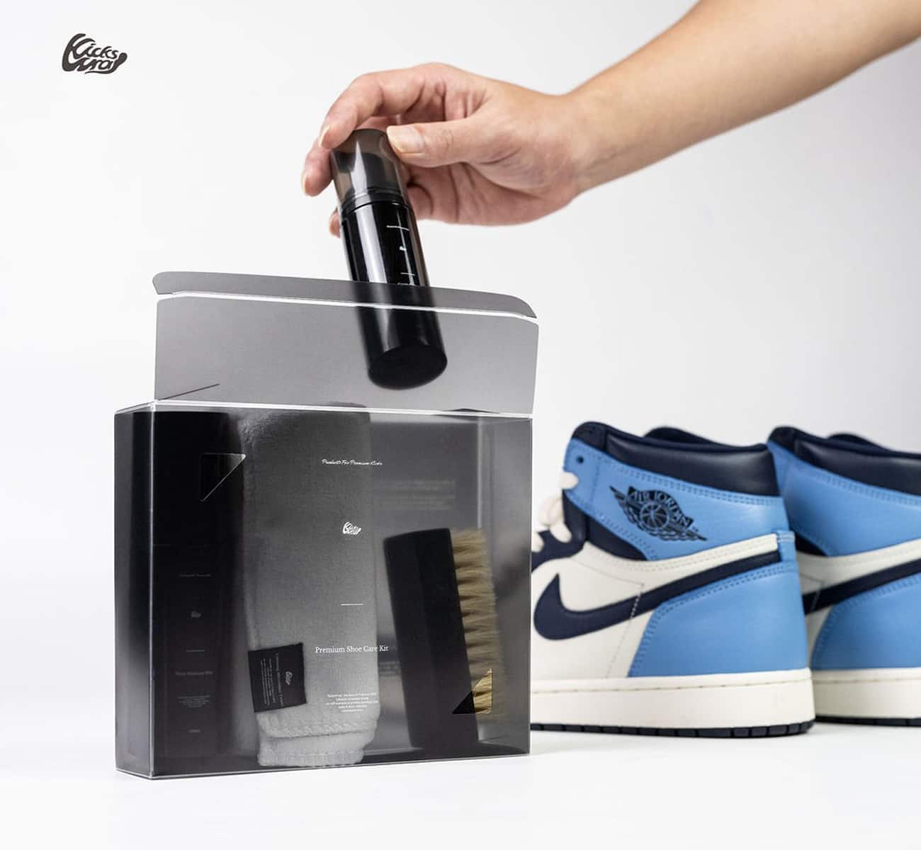 KicksWrap Premium Shoe Care Kit BLACK の画像