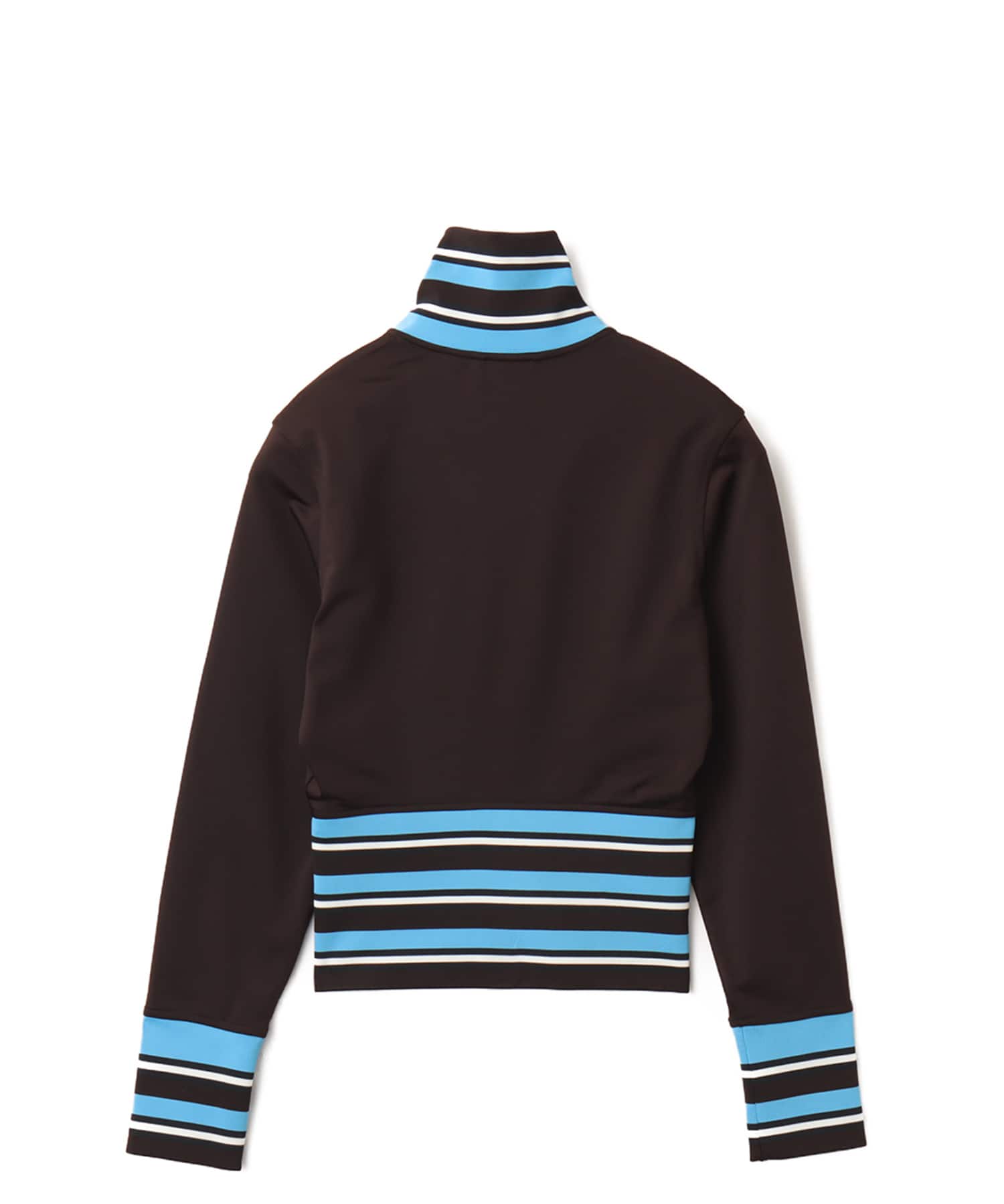 adidas VINTAGE TRACK TOP HIGH KNITTED RIBS オーロラコーヒーの画像
