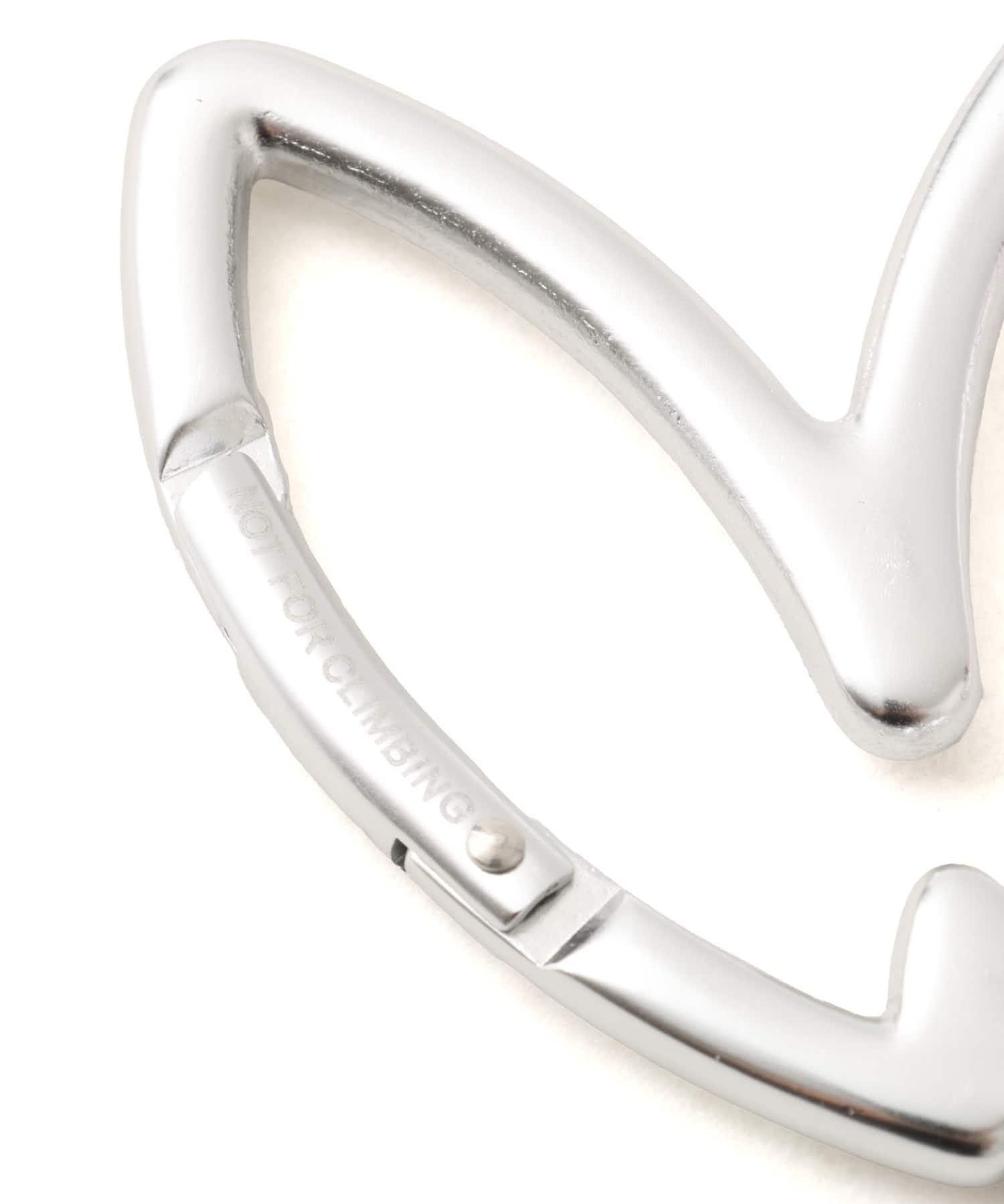 adidas TREFOIL CHARM KEYCHAIN クリアピンクの画像
