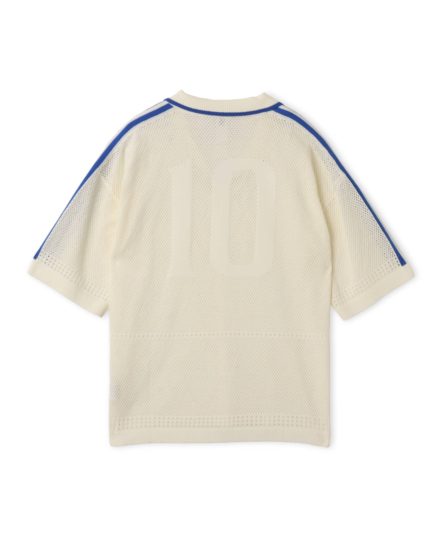 adidas KNITTED RESORT SHIRT オフホワイトの画像